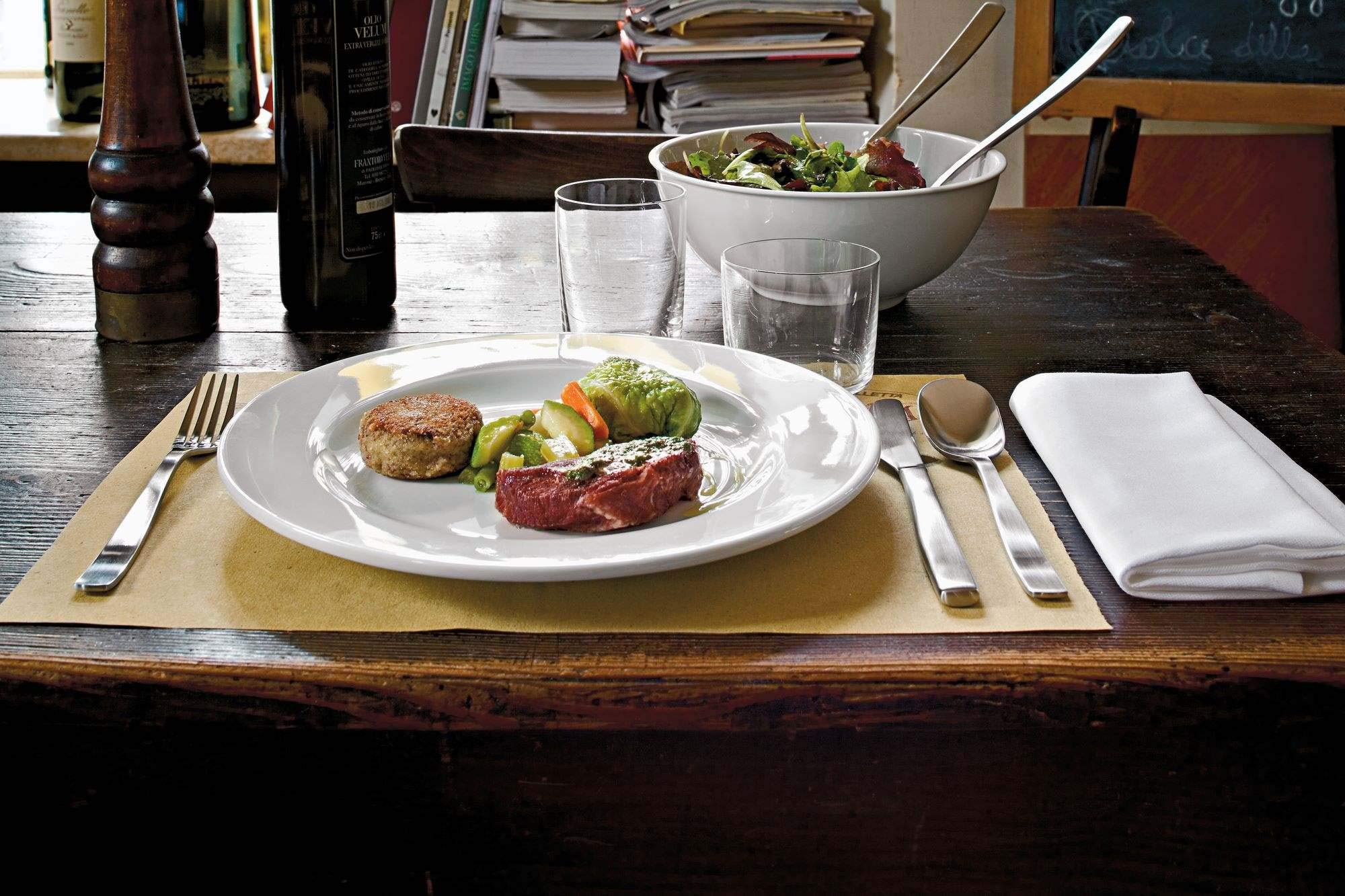 A Di Alessi ''Knifeforkspoon'' 5-1/4-Inch Tea Spoon, Mirror Polish, Set Of 6 -