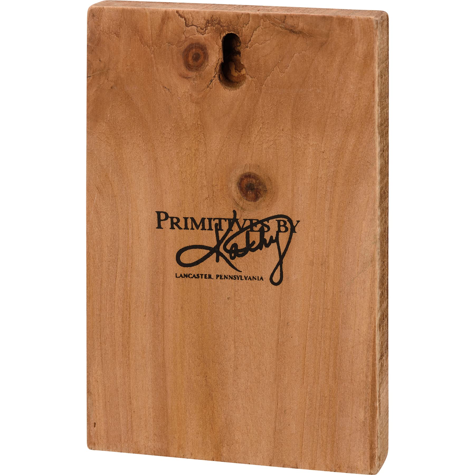 Primitives By Kathy 113689 Ghost Dog Block Sign, 6-inch Height