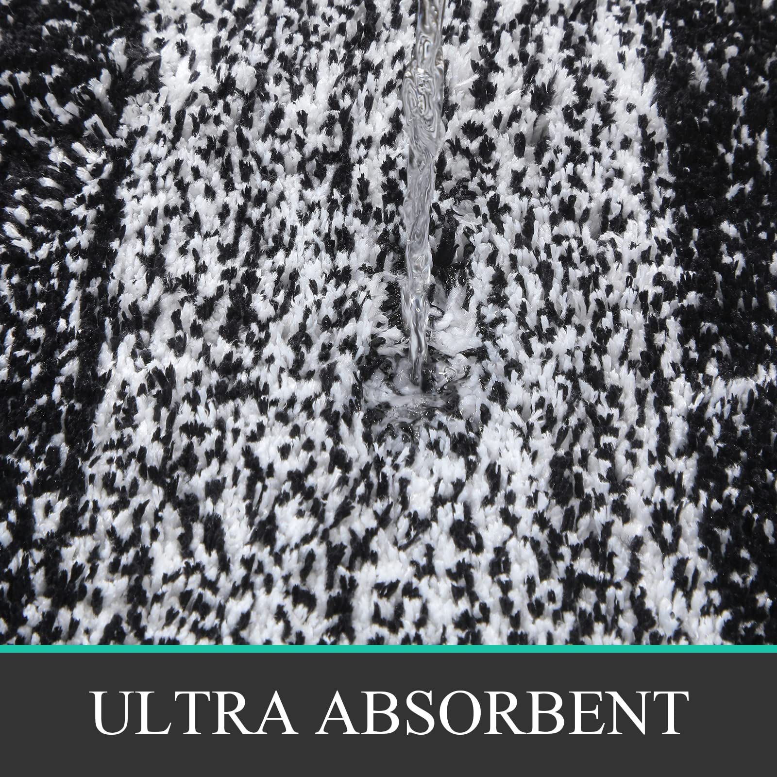 Bsmathom Bath Rug Set 4 Piece With Toilet Lid Cover And Rug Set, Non Slip Bath Mats For Bathroom, Soft Shaggy Absorbent Bathroom