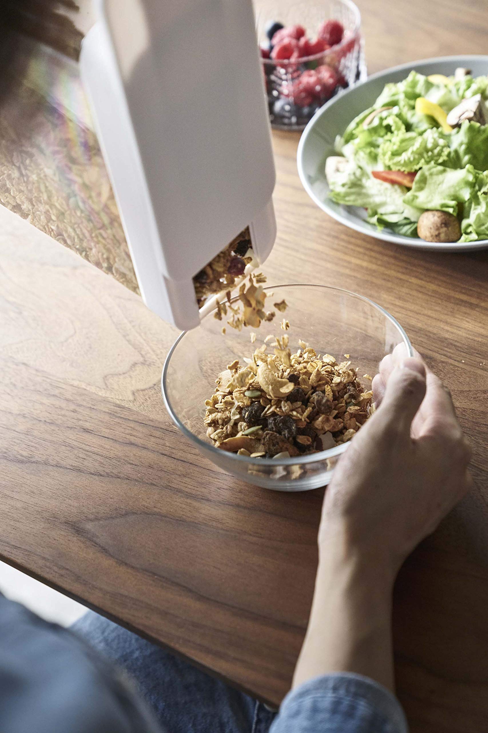 Yamazaki Home Tower Airtight Dry Food Storage Container With Sliding Lid | Kitchen & Pantry Organization | Cereal, Grains, Pasta