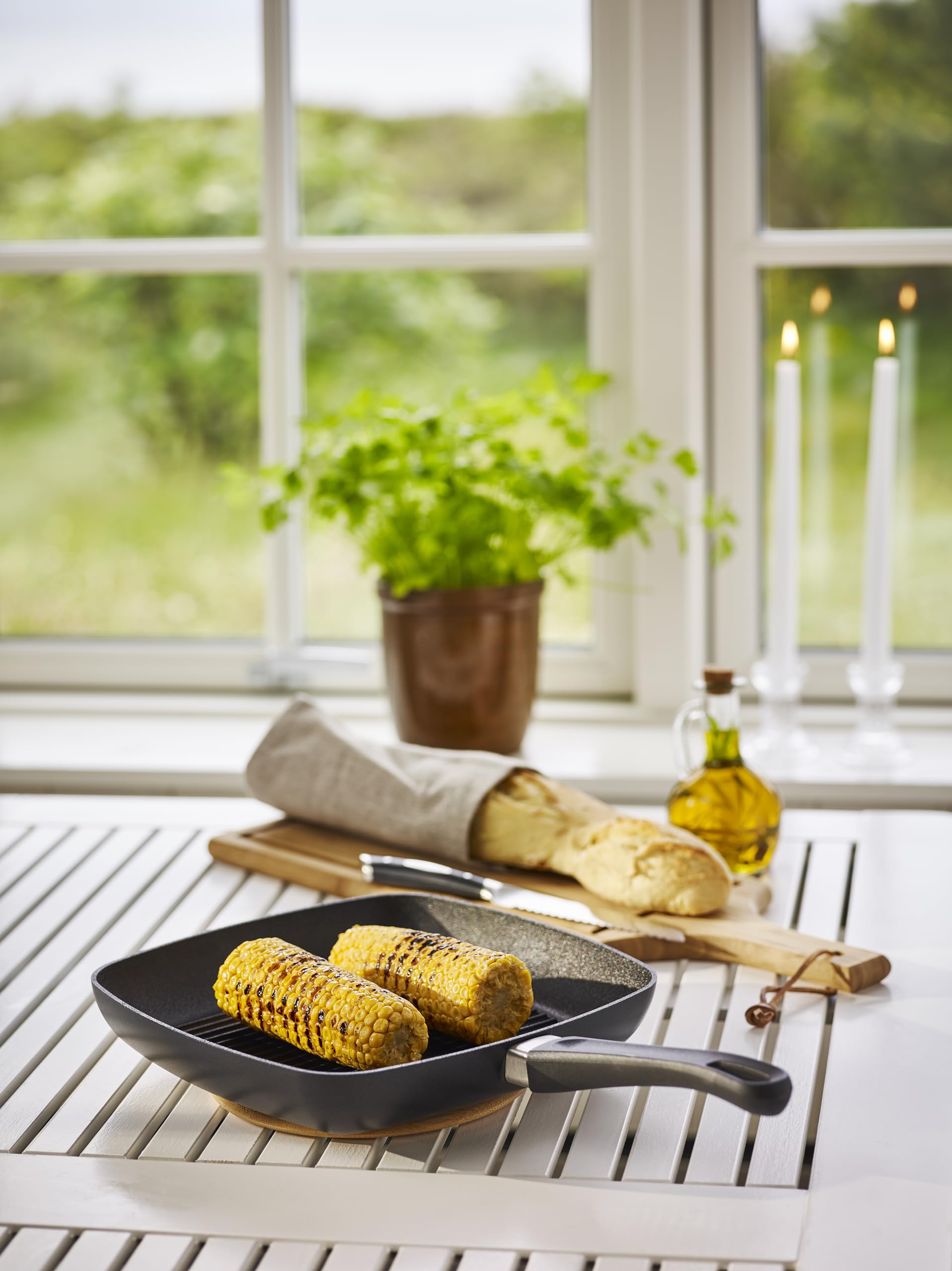 Scanpan Classic Induction Grill Pan, 10.5, Black