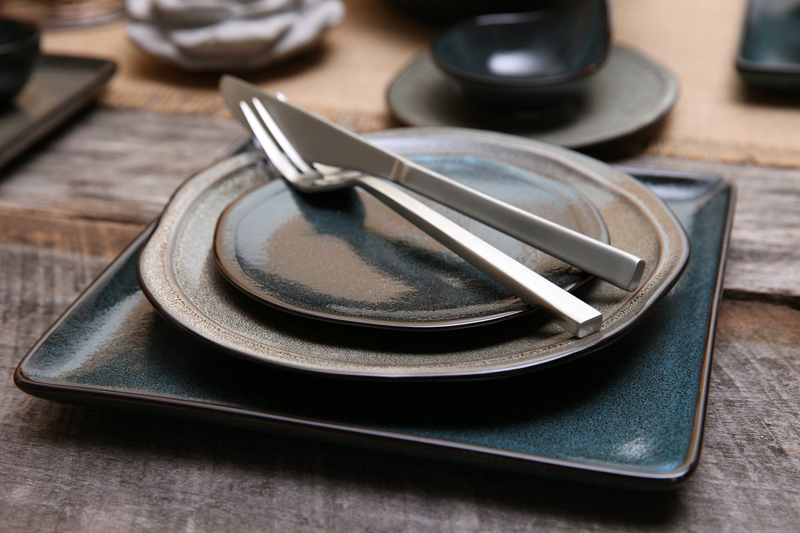 Fortessa Arezzo 18/10 Stainless Steel Flatware, 20 Piece Place Setting, Service For 4, Brushed Stainless Steel - 5Pps-165Br-20Pc