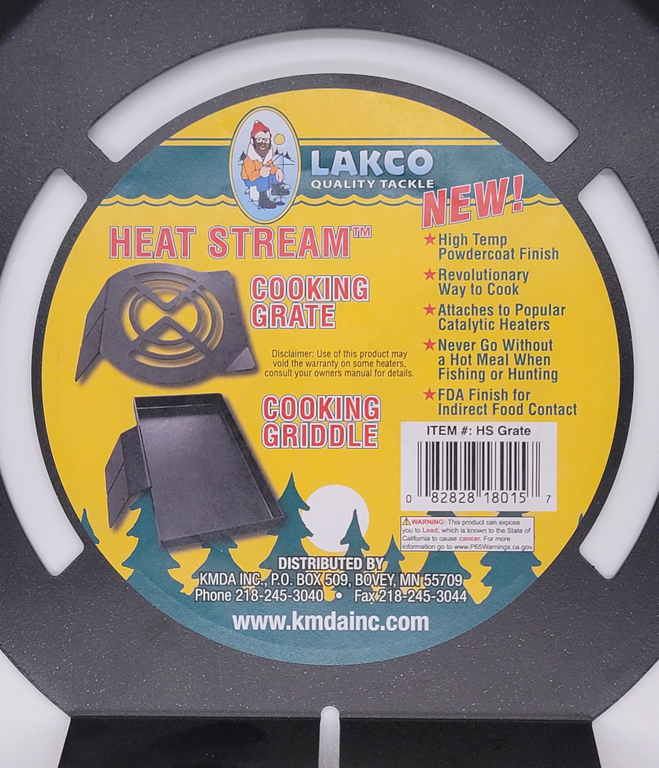 Lakco Heat Stream Portable Heater Cooking Grate