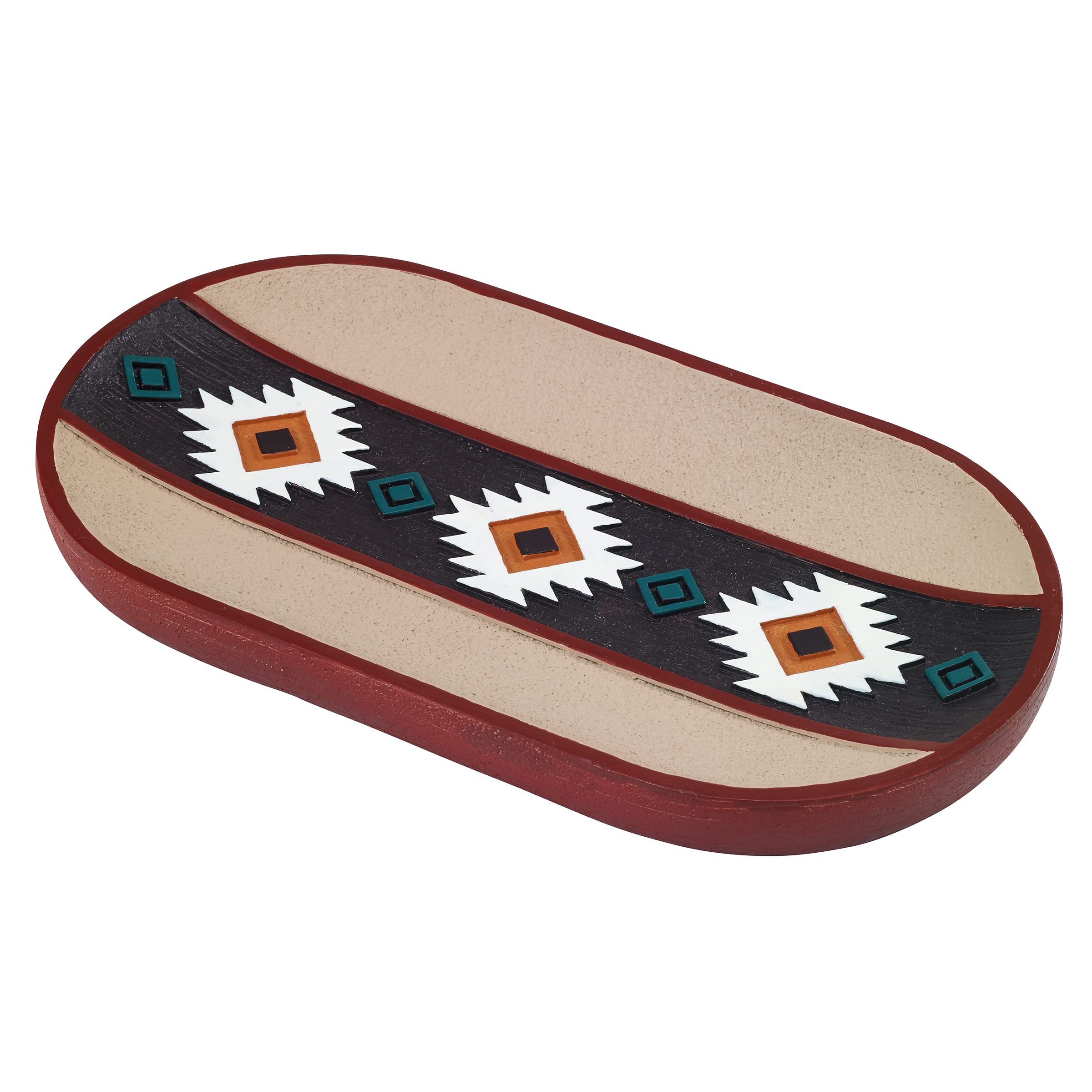 Avanti Linens - Vanity Tray, Guest Bathroom Essentials, Aztec Home Decor (Navajo Dance Collection)