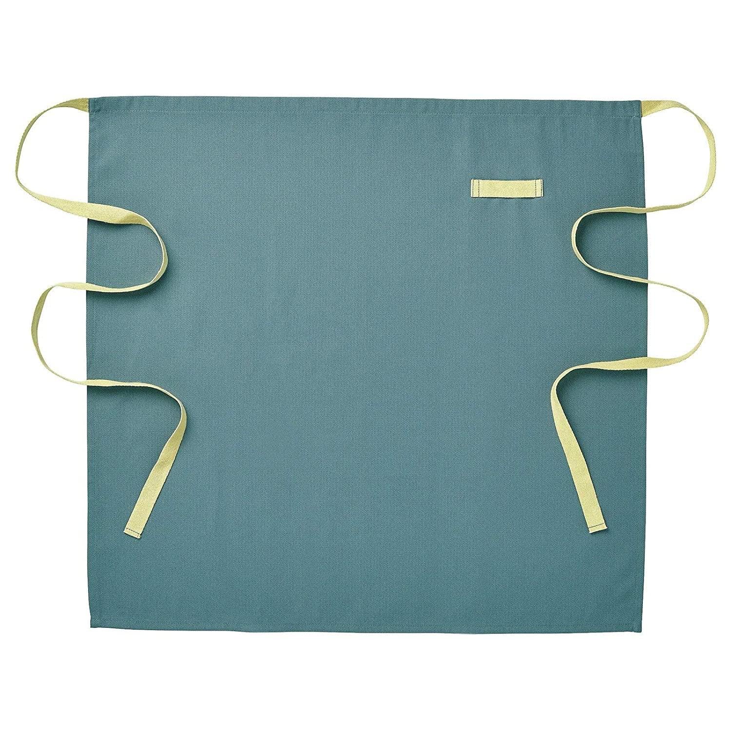 Ikea Sandviva Waist Apron, Blue, 69X65 Cm (27 X25 ).