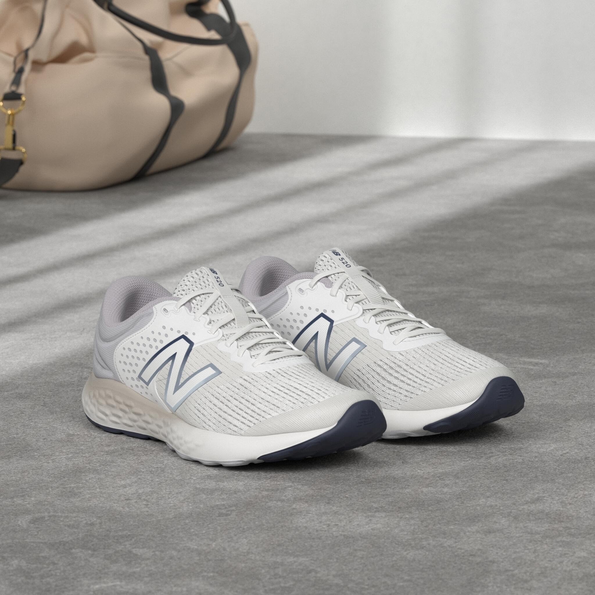 New Balance Mens 520 V7 Running Shoe, Whitegray, 7 X-Wide