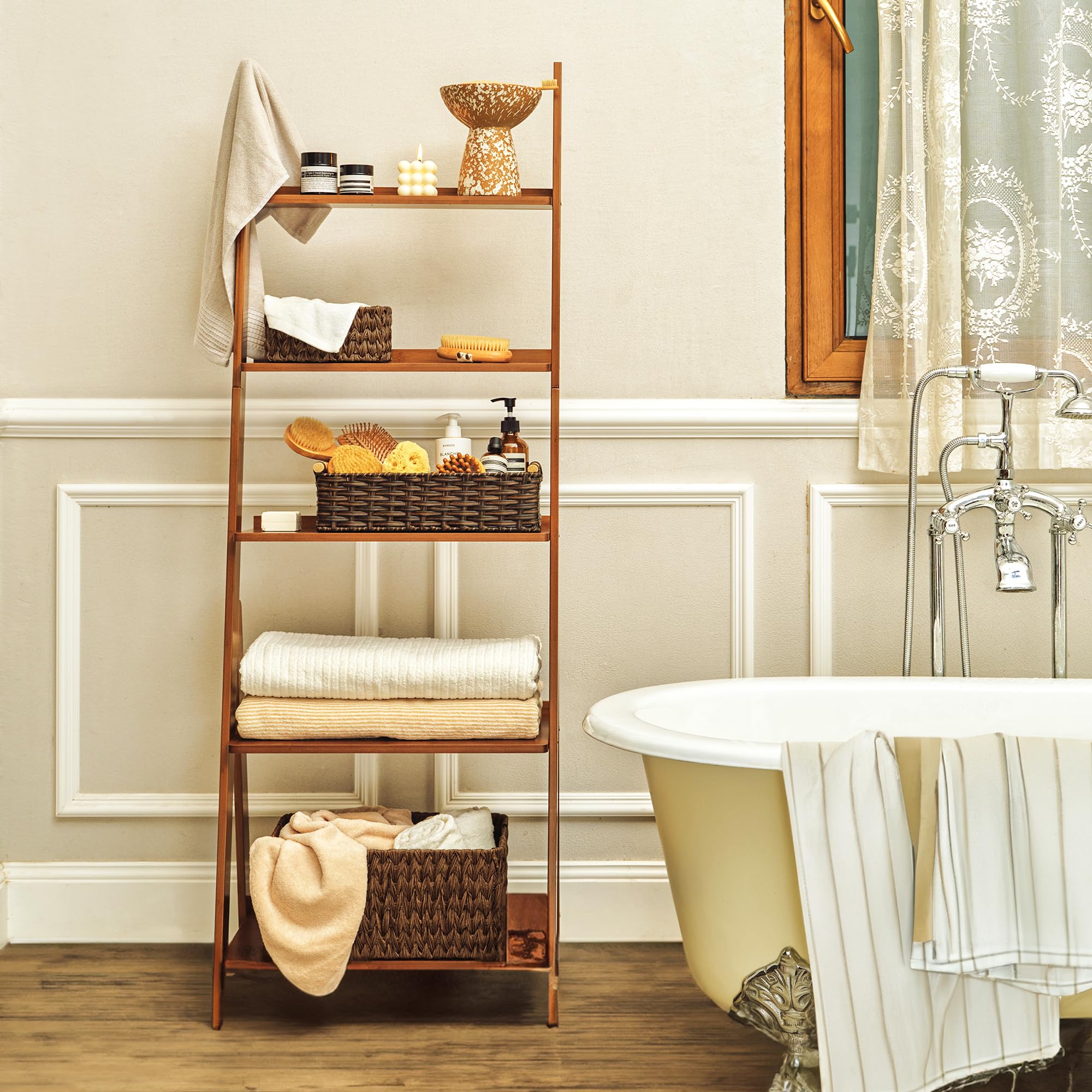 Granny Says Wicker Baskets For Shelves, Wicker Baskets For Storage, Waterproof Toilet Basket Tank Topper, Basket Organizer With