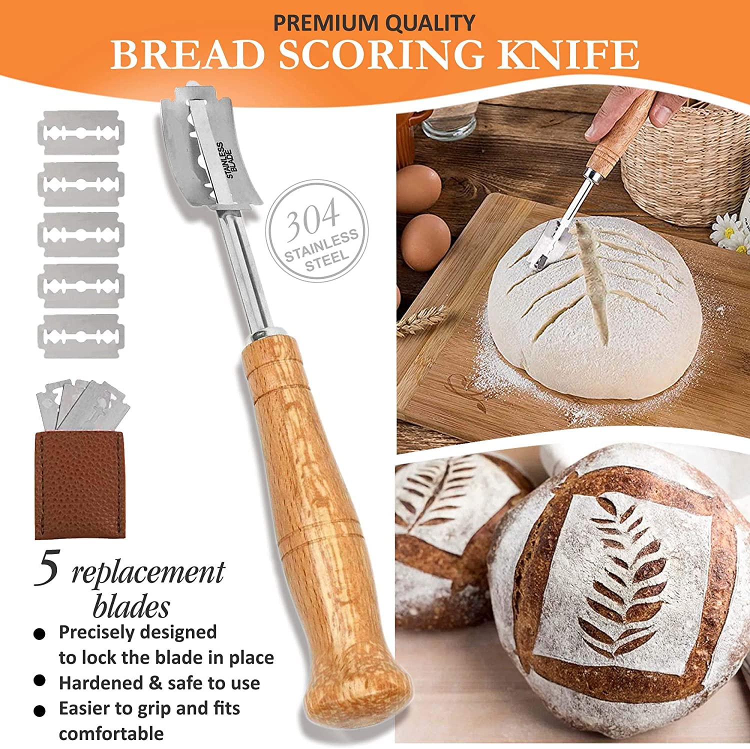 Bread-Art Sourdough Bread Baking Supplies - 9 Inch Round And 10 Inch Oval Sourdough Proofing Baskets With Silicone Bread Sling,