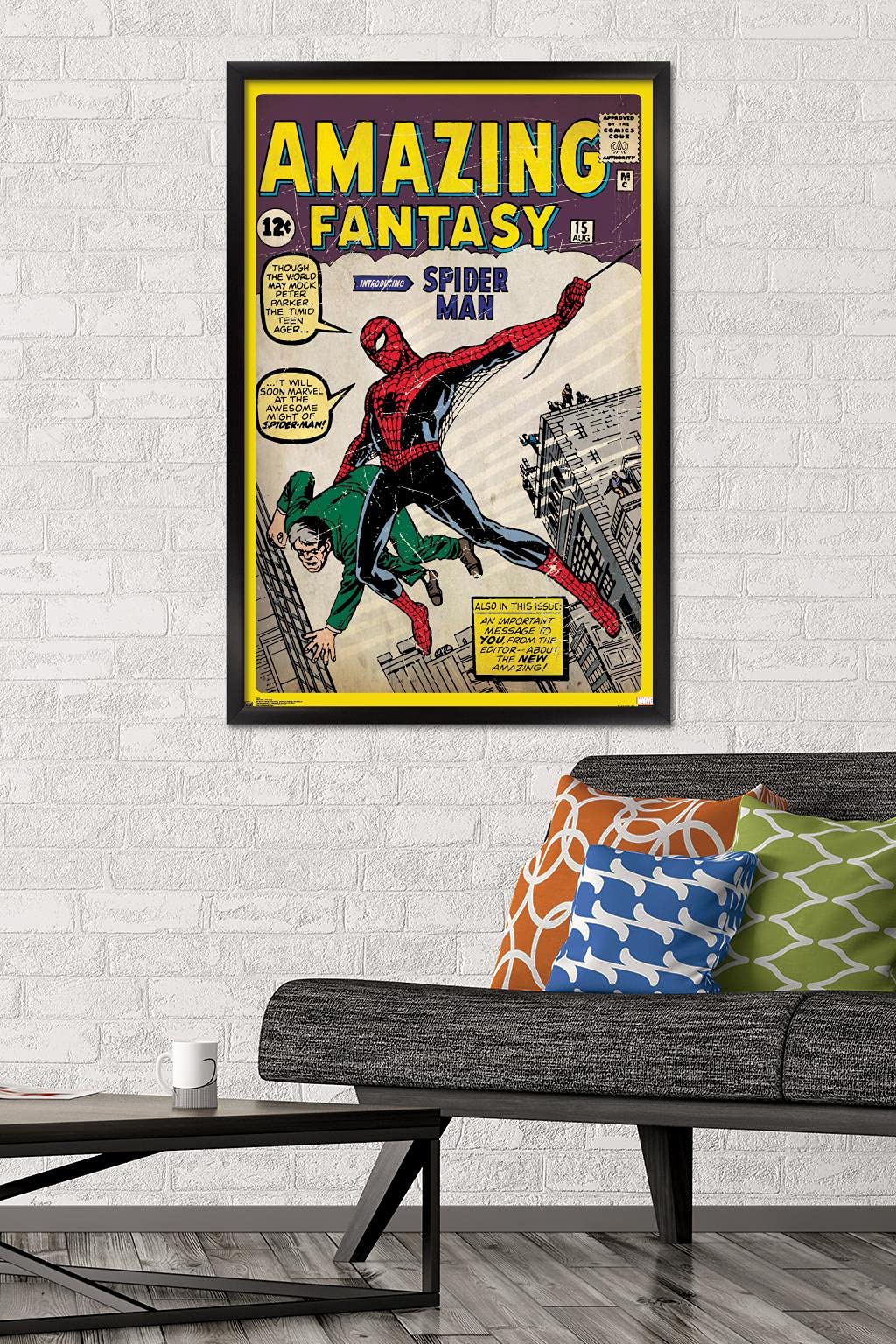 Trends International, 24X36 Marvel Comics - Spider-Man - Cover Wall Poster, 24'' X 36'', Multi
