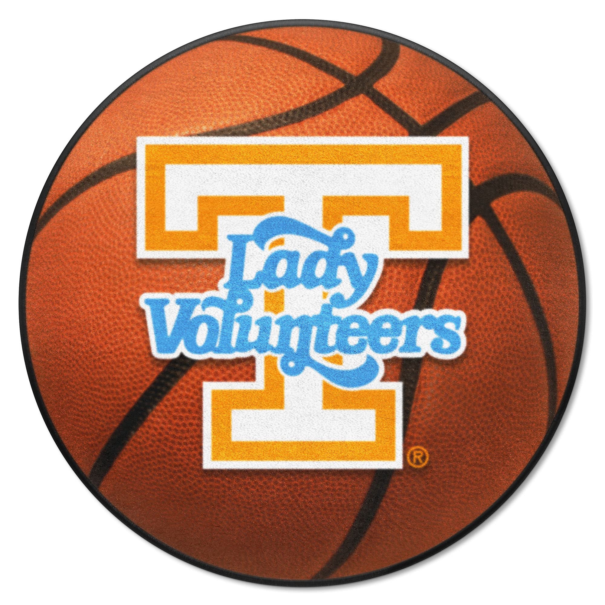 FANMATS Sports Team Logo Design University of Tennessee Basketball Mat