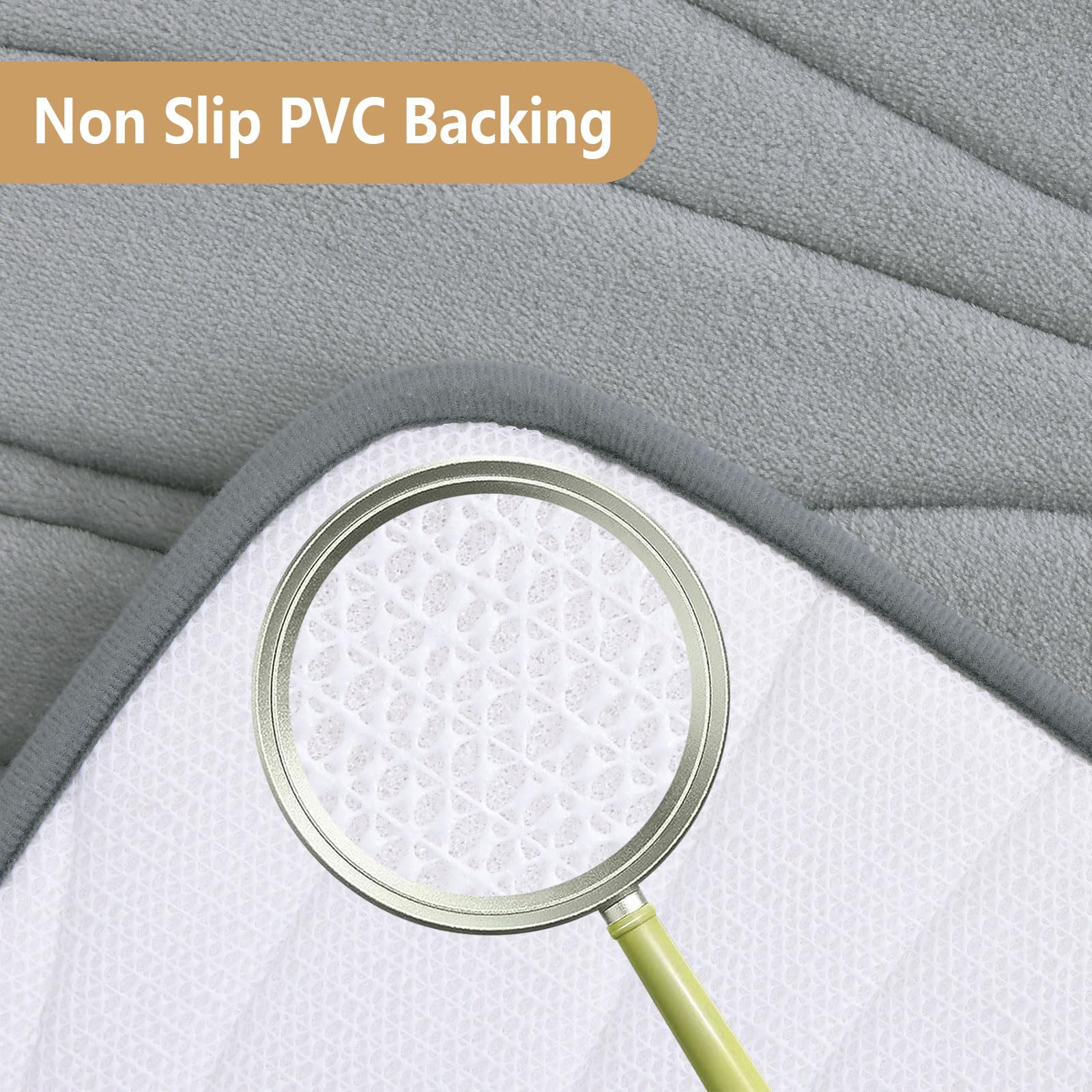 Buganda Memory Foam Bathroom Rug Mat 47X20, Extra Soft And Absorbent Bath Mats, Non-Slip And Machine Washable Bath Rugs For Bath