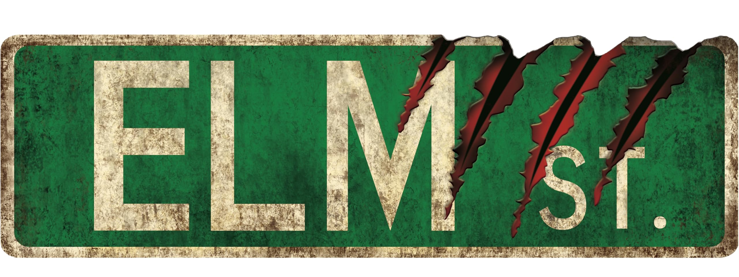 flinelife Wooden Elm Street Sign,16X6, Horror Movie Sign - Perfect For Horror Movie Lovers Sign Gift