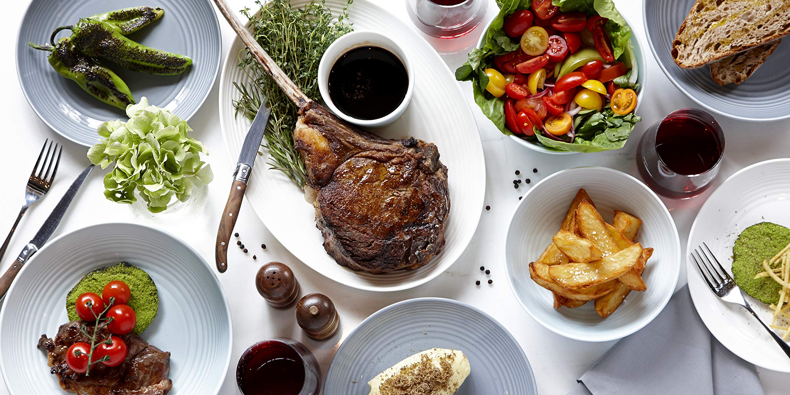 Royal Doulton Exclusively For Gordon Ramsay Maze Blue Dinner Plate, 11'', White