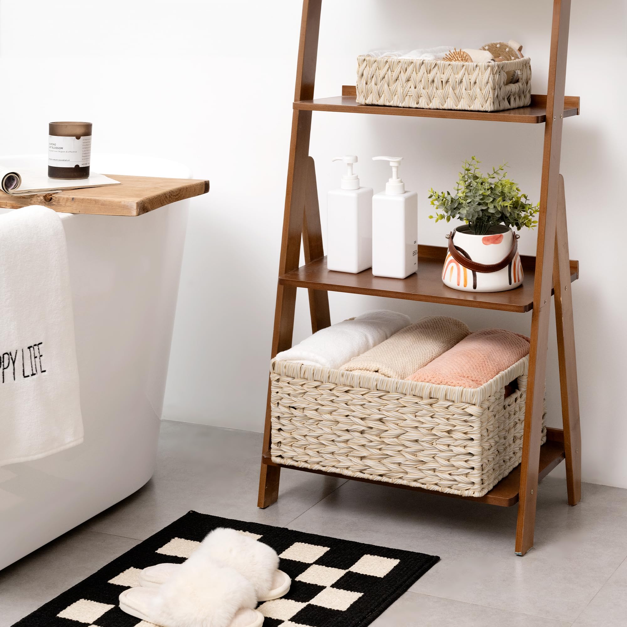 Granny Says Basket For Organizing, Wicker Storage Baskets For Shelves, Woven Baskets For Storage, Waterproof Shelf Baskets For L