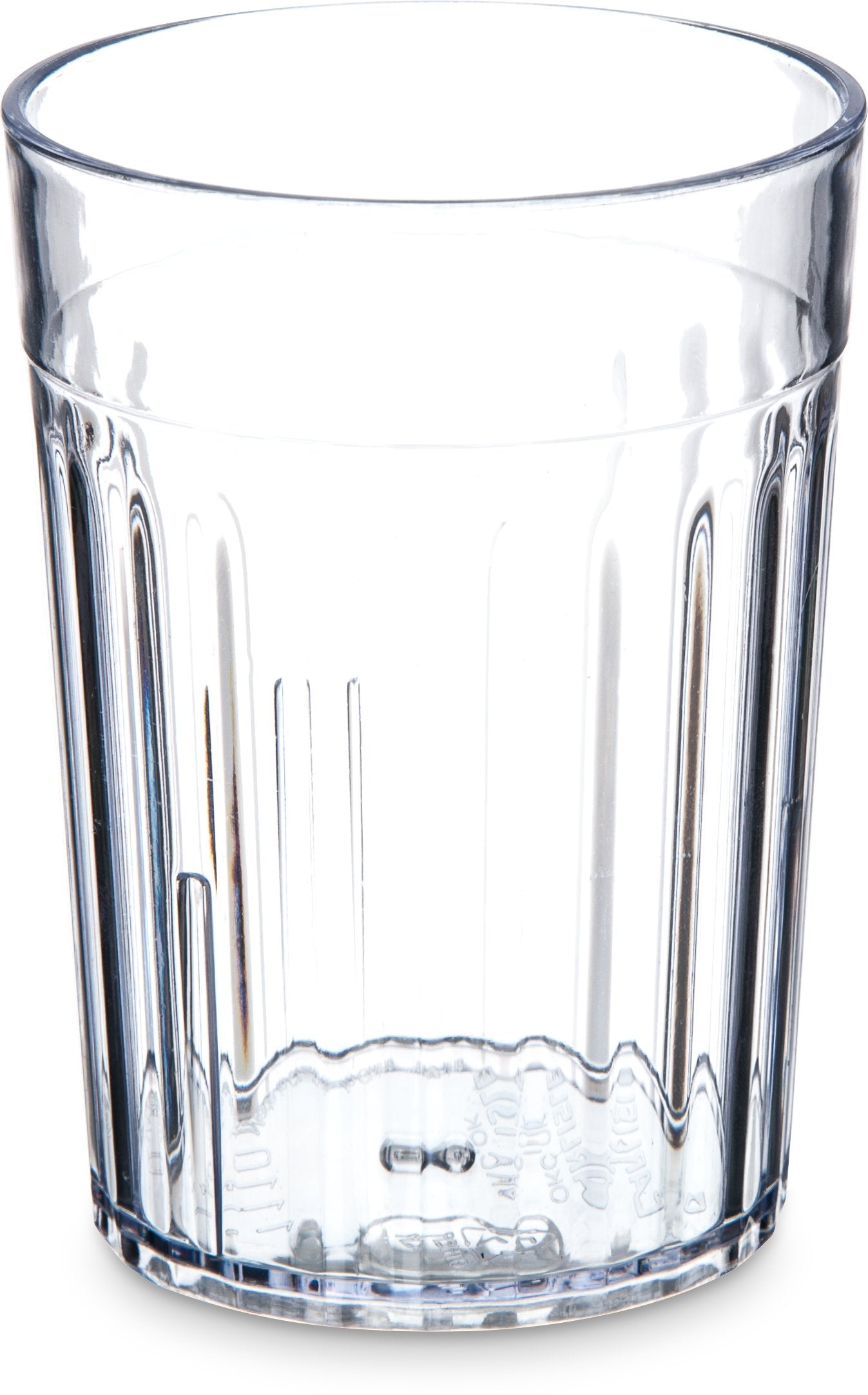 Carlisle Foodservice Products Bistro Tumbler Plastic Tumbler For Restaurants, Catering, Kitchens, Plastic, 10.2 Ounces, Clear