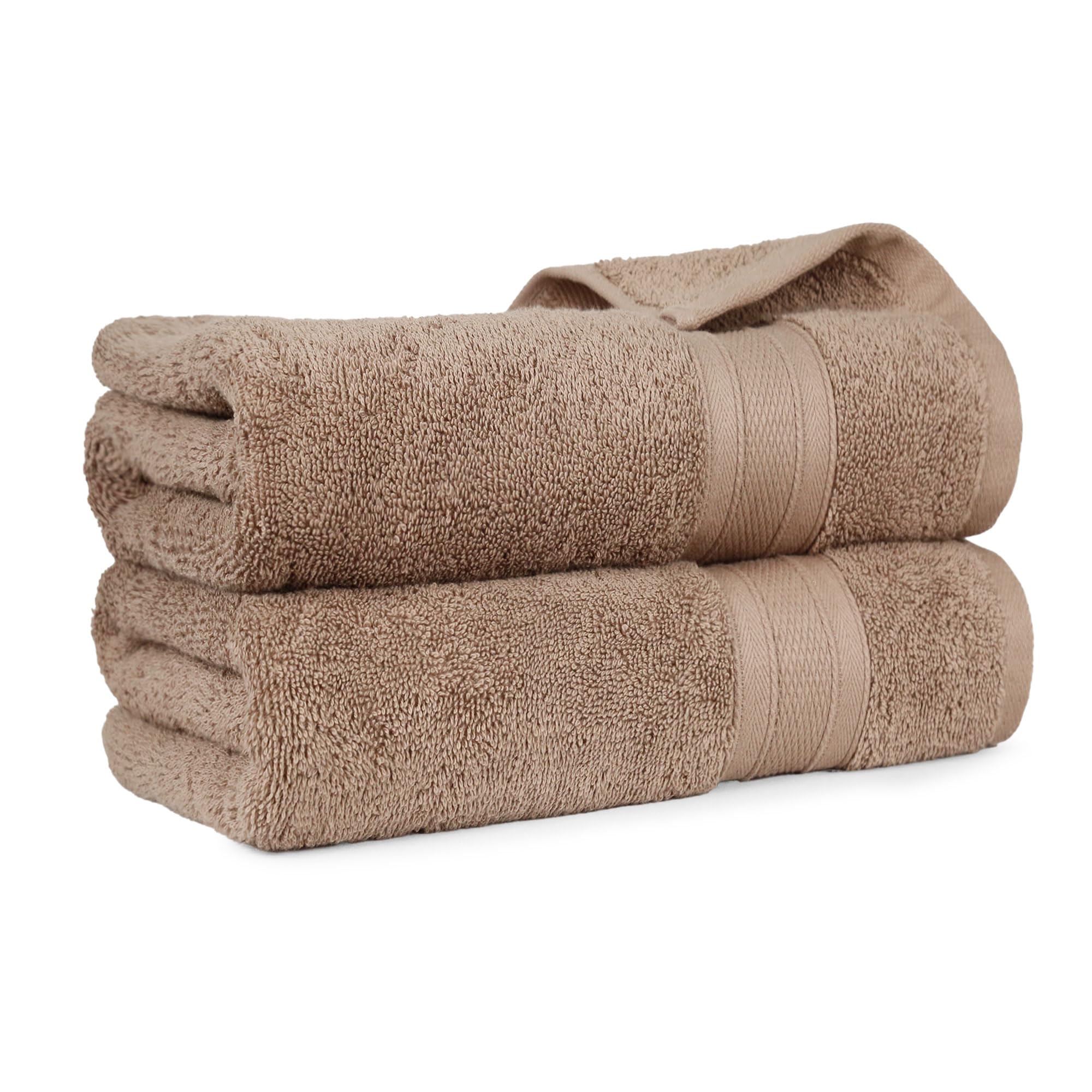 Trident Soft Comfort Air Rich 100% Cotton Towels For Bath, 500 Gsm Large Size Bathroom Towels For Men/Women, 2 Pc Bath Towel Set