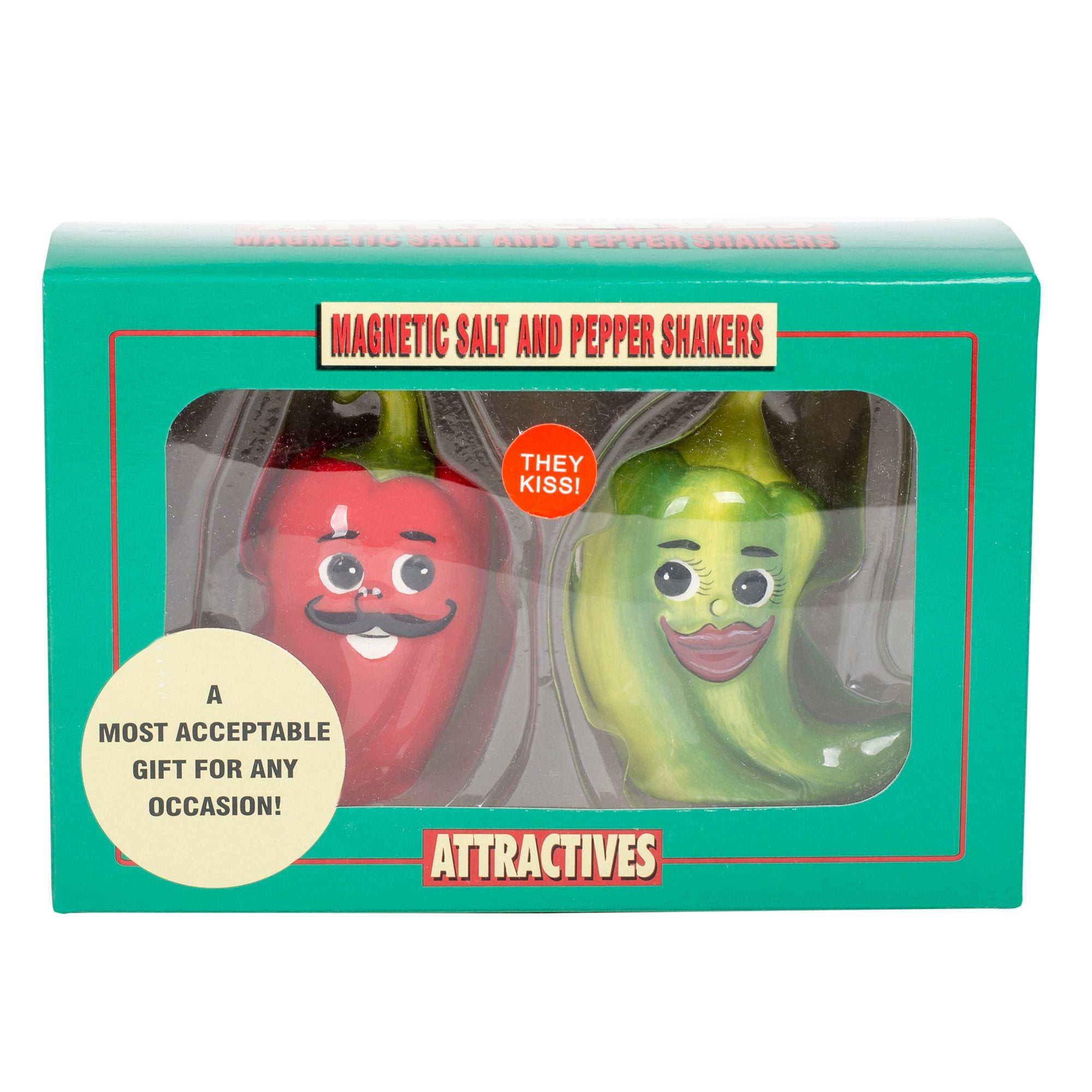 Pacific Giftware 1 X Hot Chili Peppers Magnetic Salt & Pepper Shakers S/P