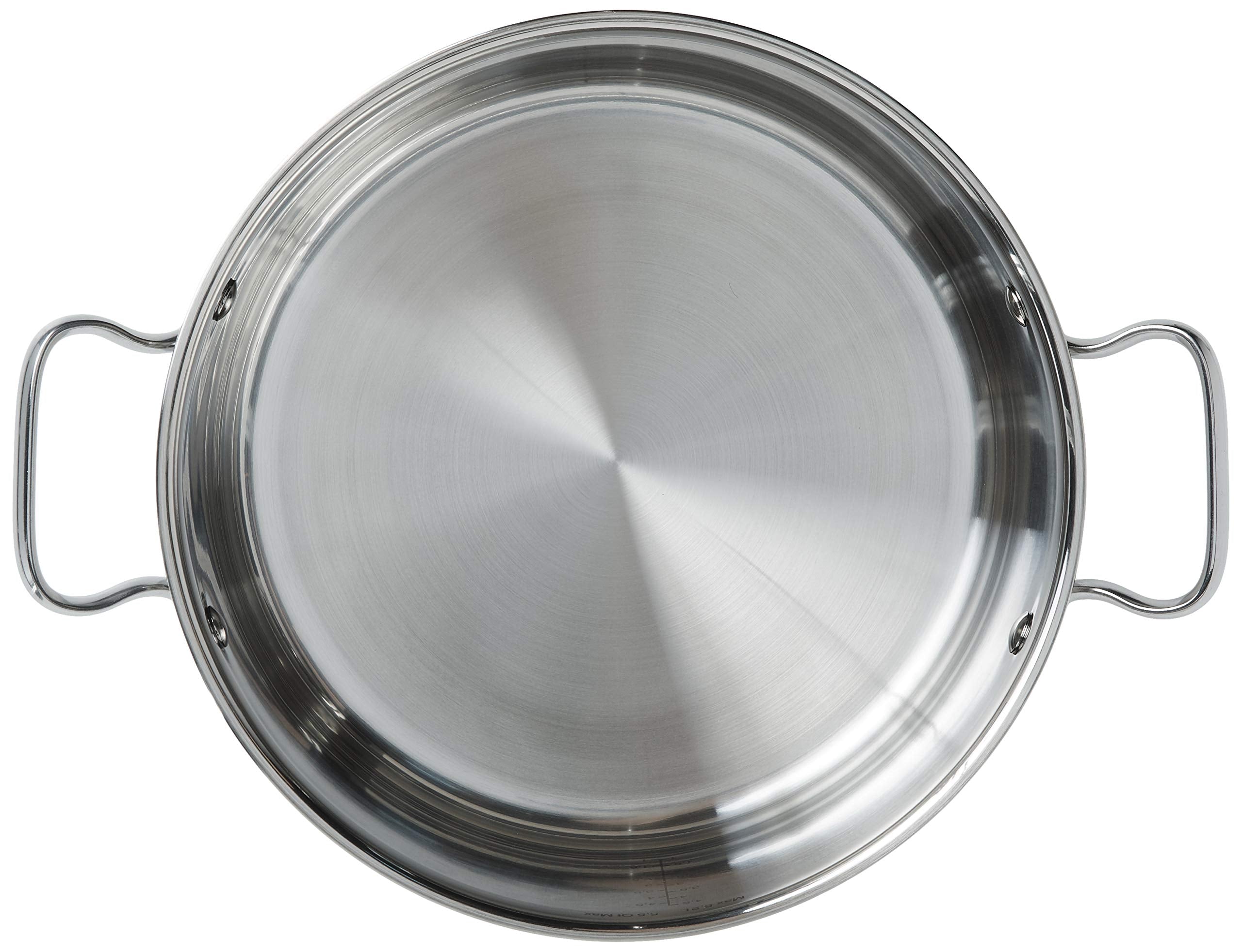T-fal Performa Stainless Steel Stockpot 9.5 Inch Induction Oven Broiler Safe 500F  Lid Safe 350F Pots and Pans  Cookware Silver