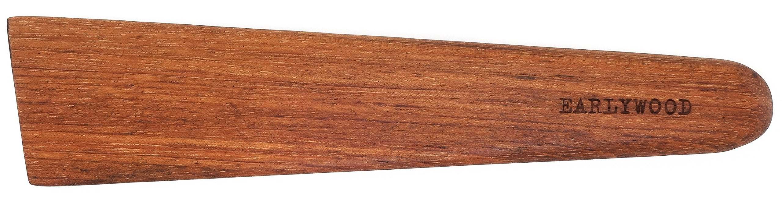 Earlywood 10 Inch Handmade Cooking Utensil For Kitchen, Multi-Purpose Wood Scraper And Egg Turner, Cast Iron Scraper And Wood Sa