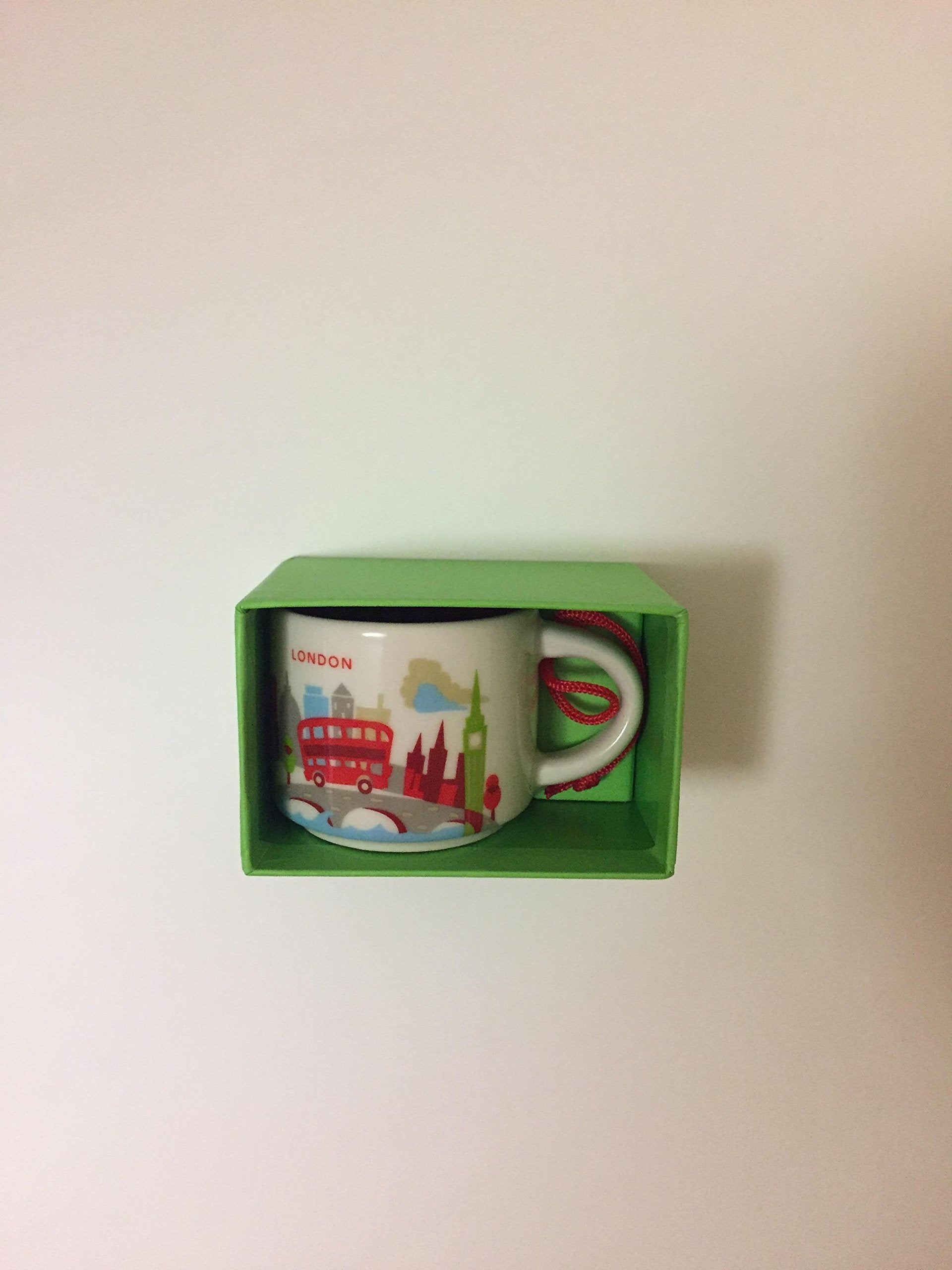Starbucks You Are Here Collection Mini London 2oz Espresso Demitasse Ceramic Coffee Mug