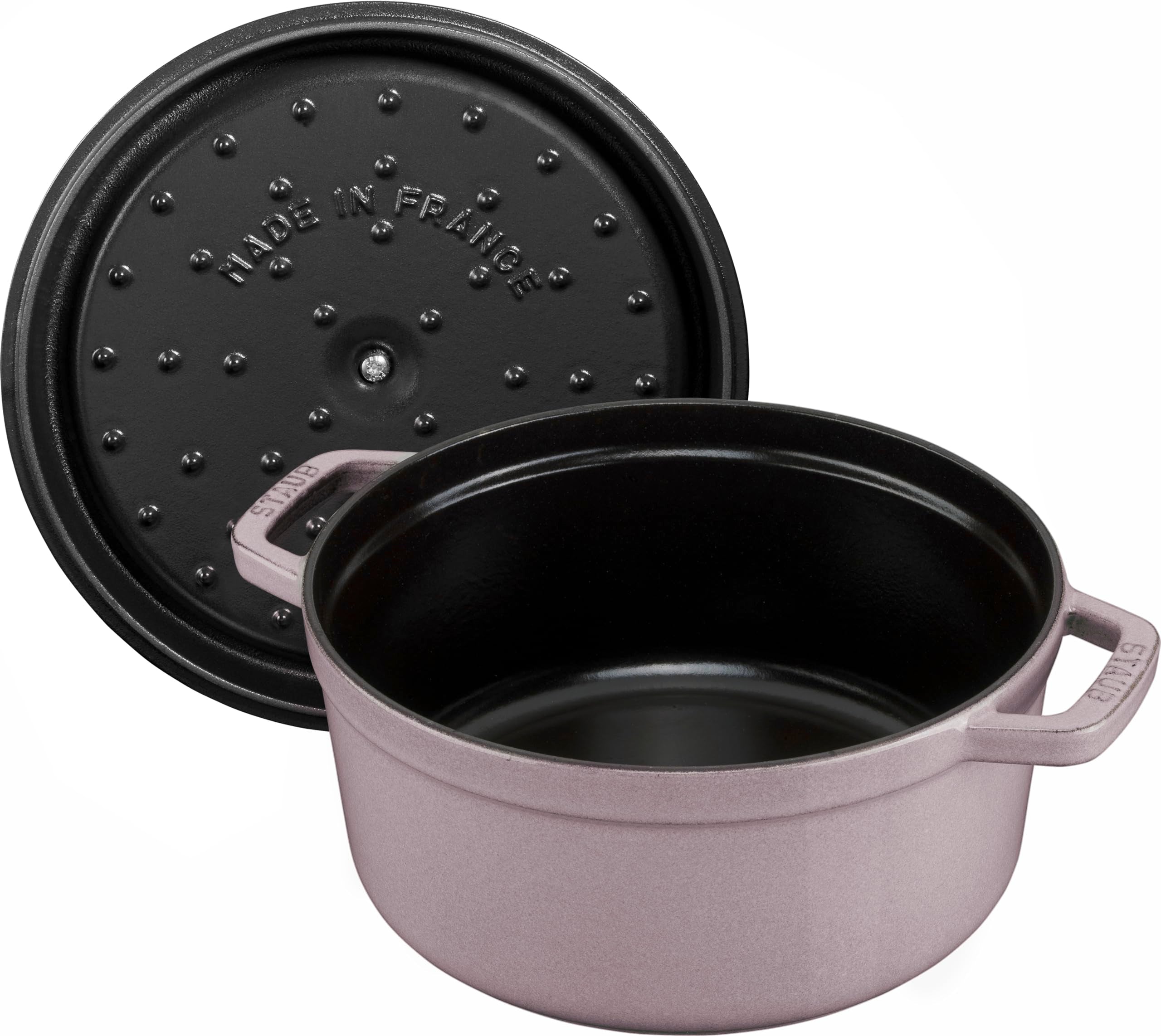 Staub Cast Iron 5.5-Qt Round Cocotte - Lilac