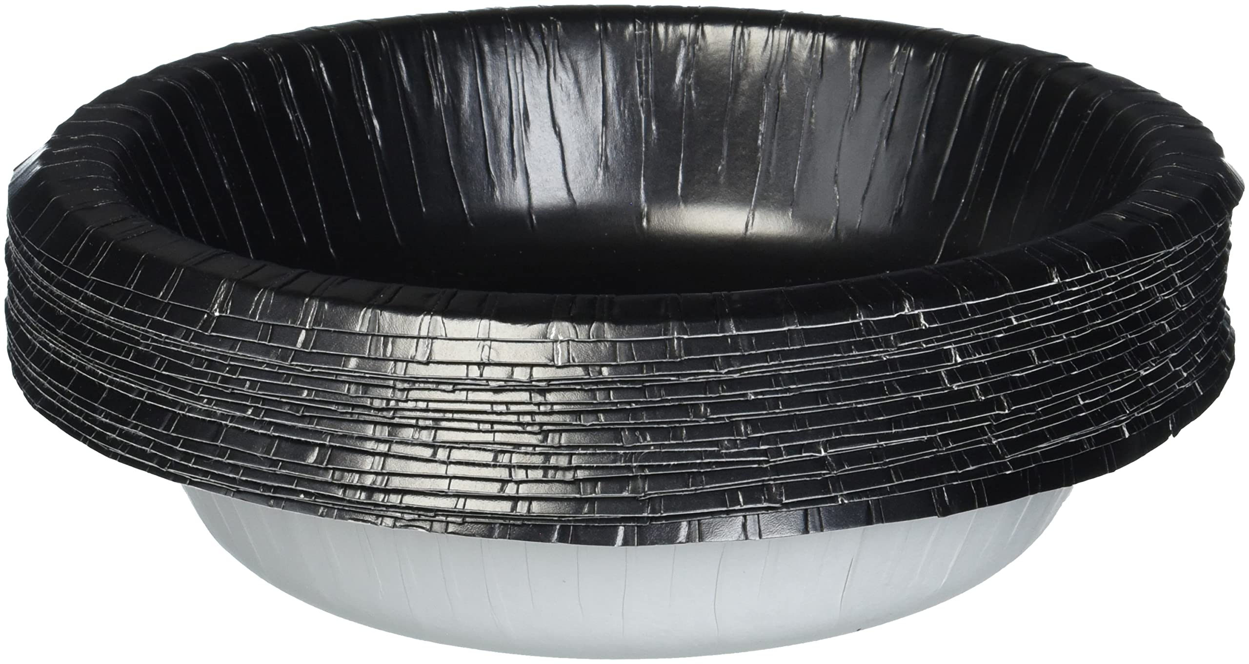 20 Oz. Paper Bowls, Mid Ct. - Jet Black