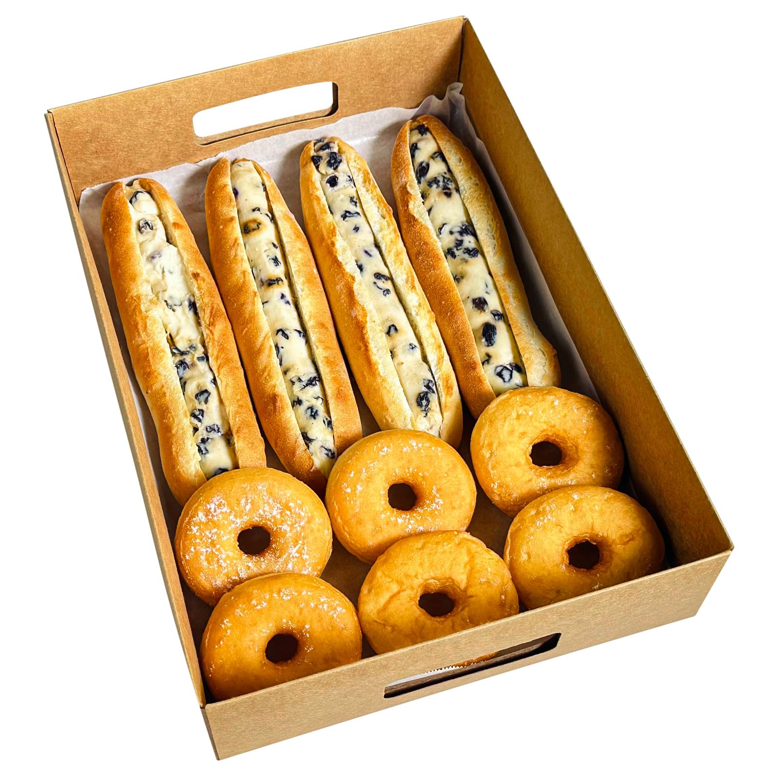 15-Pack 13'' X 9'' X 3'' Brown Blyss Cookie Crate,Sturdy Cookie Serving Tray Great For Party Platters,Natural Kraft Paper Cardbo