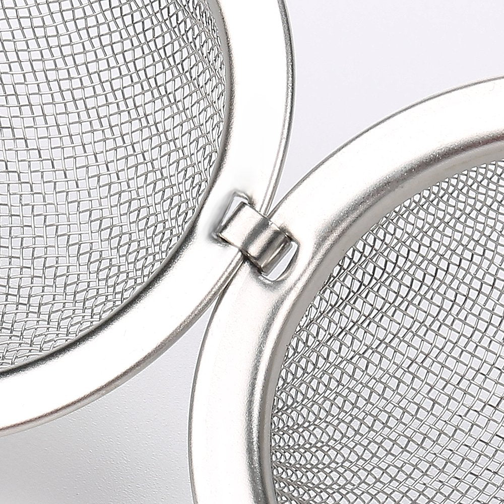 Siasky 2Pcs Stainless Steel Mesh Tea Infuser, 2.1 Inch Tea Ball, Strainer Tea Diffuser, Steeper For Filtering Tea