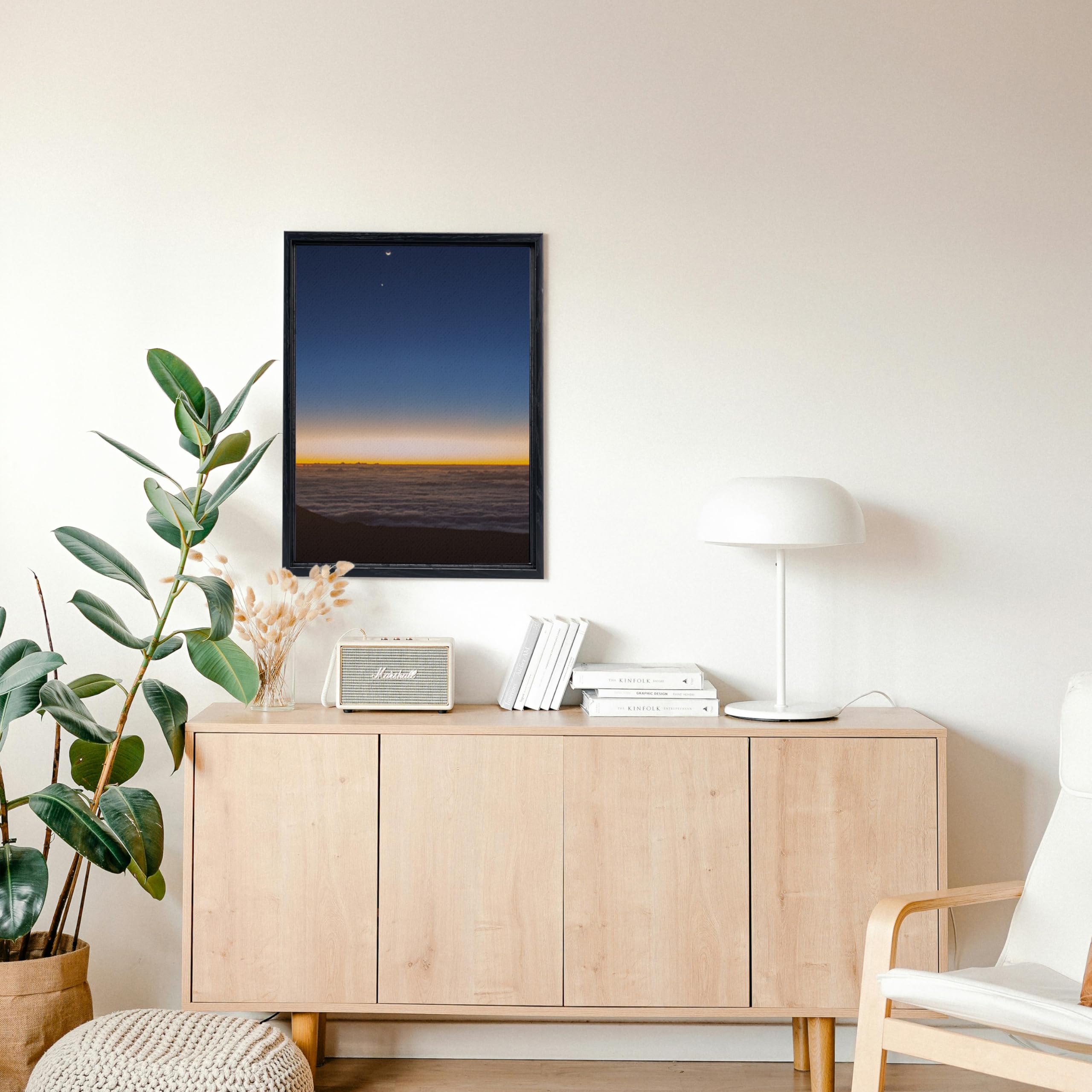 Yiviven Floater Frame For 12''X12''Canvas Painting,7/8'' Dept Canvas Floater Frame,Floater Frames,Floating Canvas Frame,Canvas F