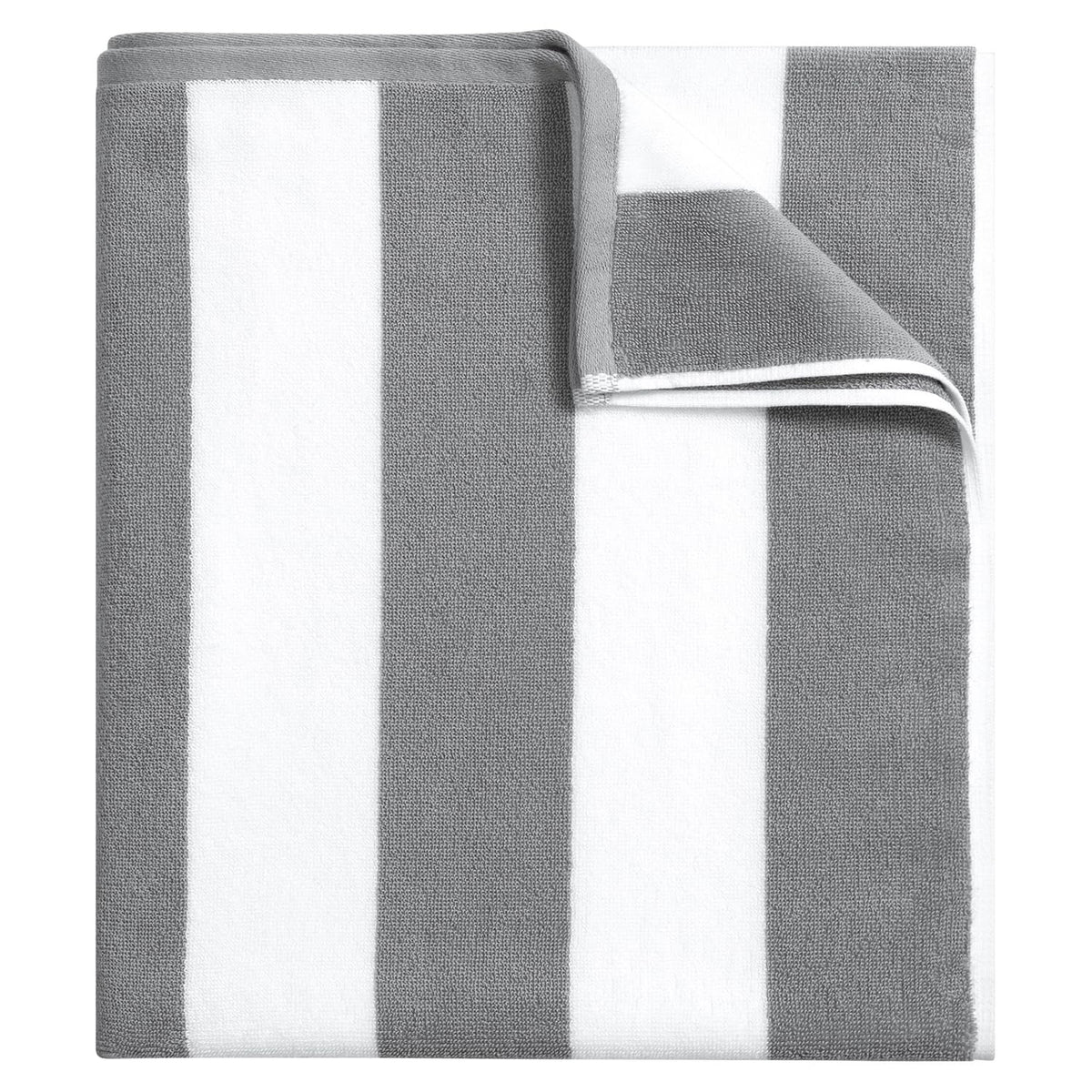 Bornbay Large Beach Towel Oversized - 40''X70'' Big Mens Beach Towesl, Extra Large Thick Gray Beach Towels, Xl Wide Fluffy Swimm