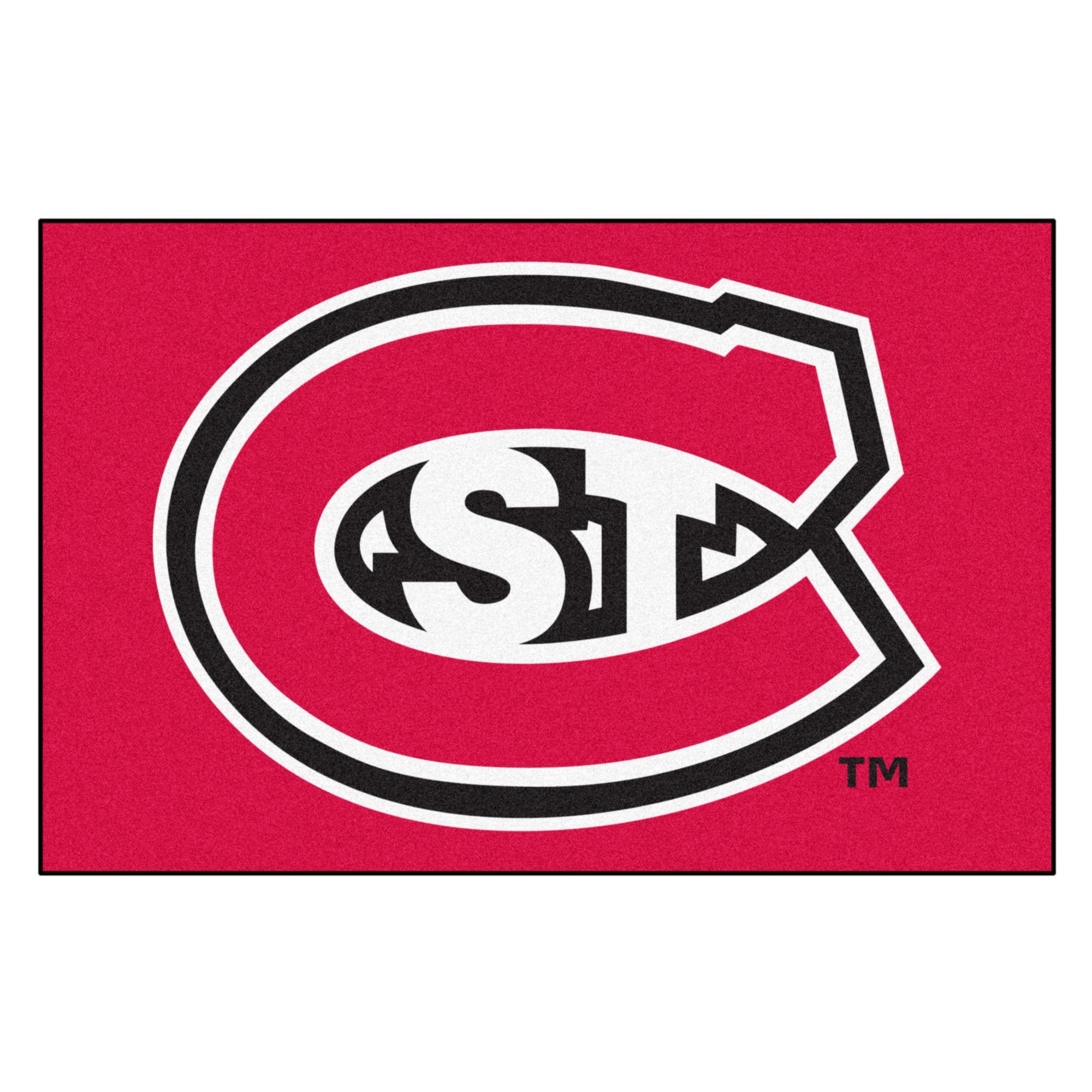 FANMATS St. Cloud State Sports Team Logo Starter Rug 19x30