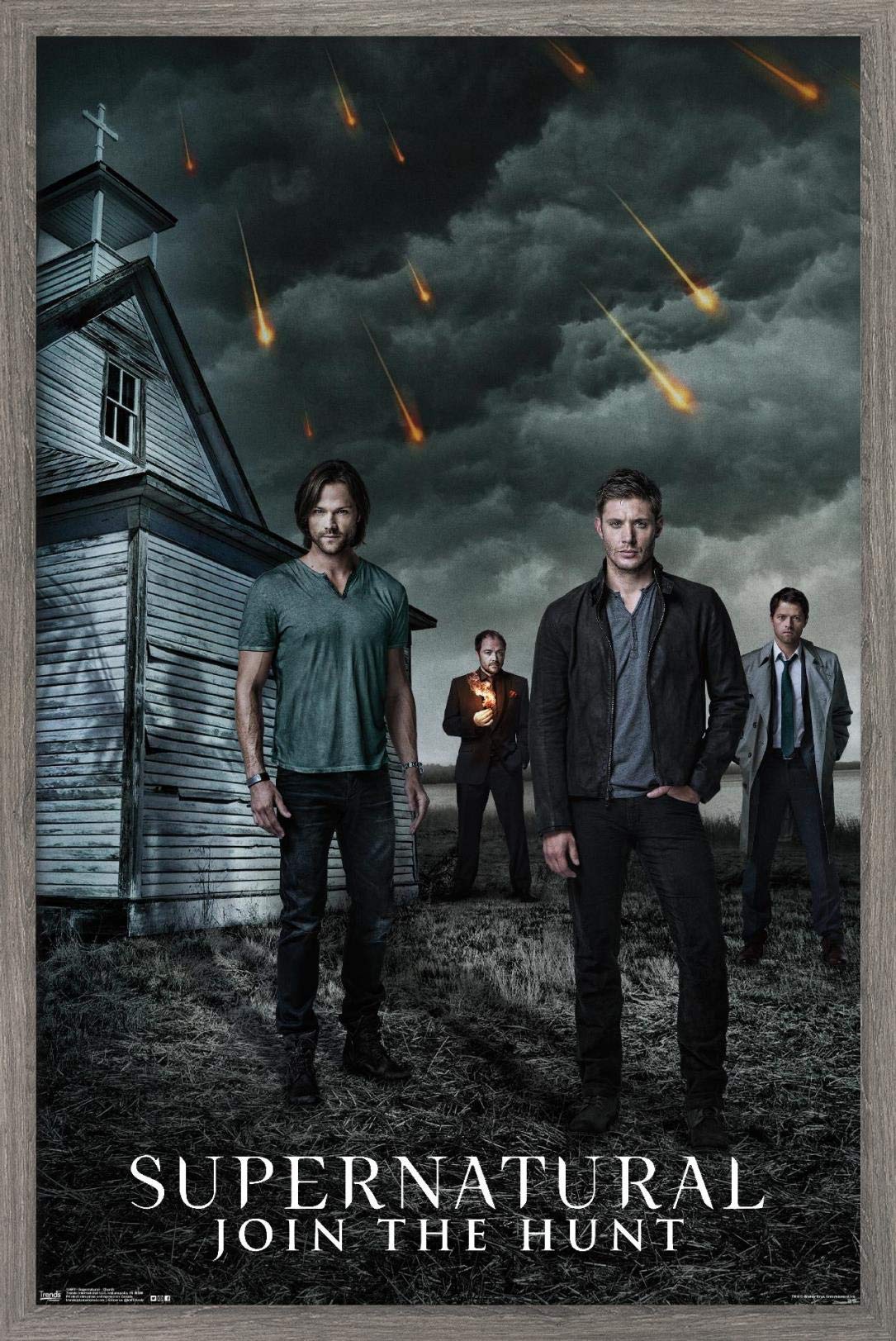 Trends International Supernatural-Church Wall Poster, 14.725'' X 22.375'', Barnwood Framed Version