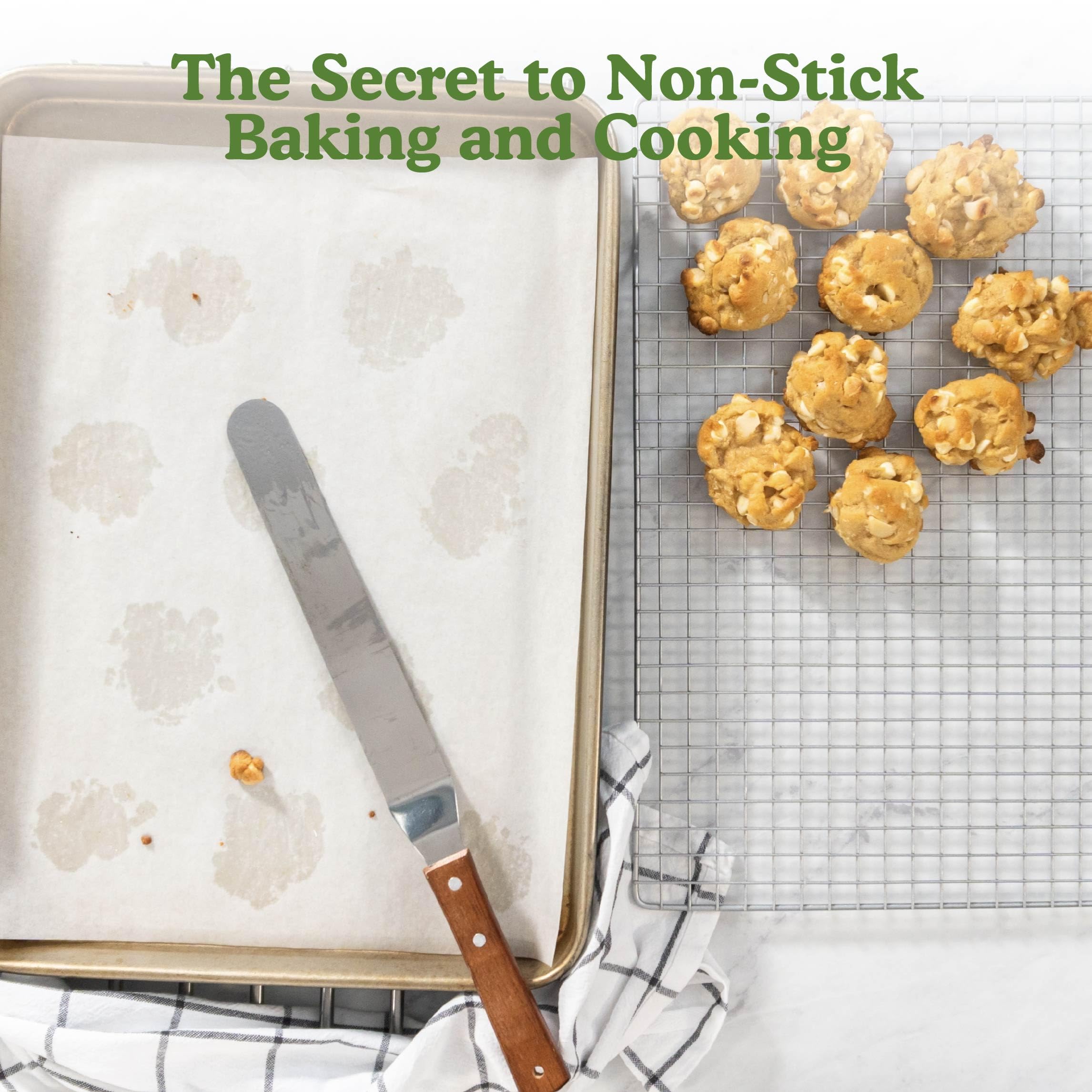 Regency Wraps Parchment Paper For Non-Stick Cooking And Baking, Lining Cookie Sheets, Cake Pans, Air Fryer And Microwave Safe, G