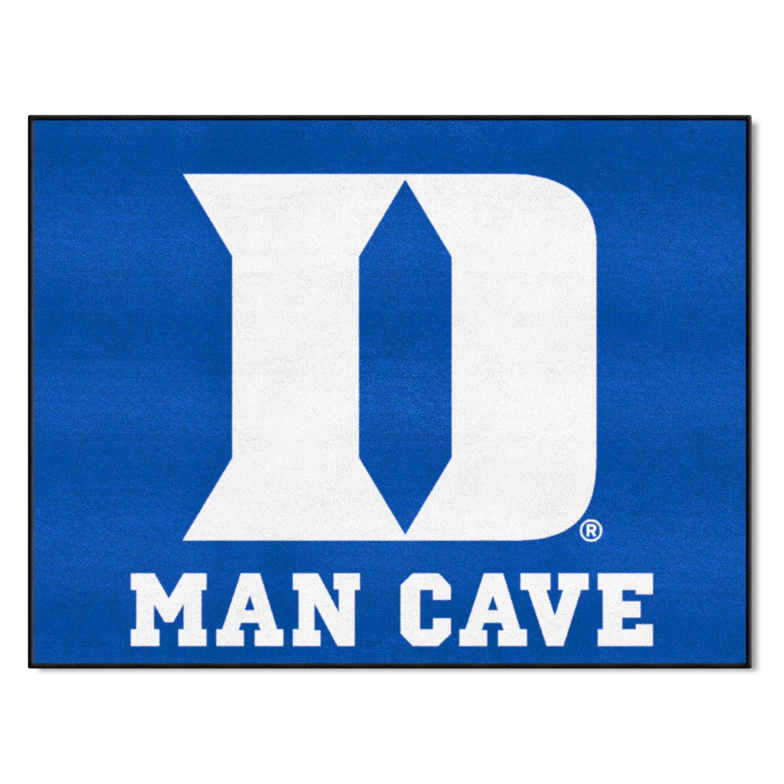 FANMATS 19576 Duke University All-Star Mat - Man Cave | Blue | 33.75x42.5 | Iron Duke D Primary Logo