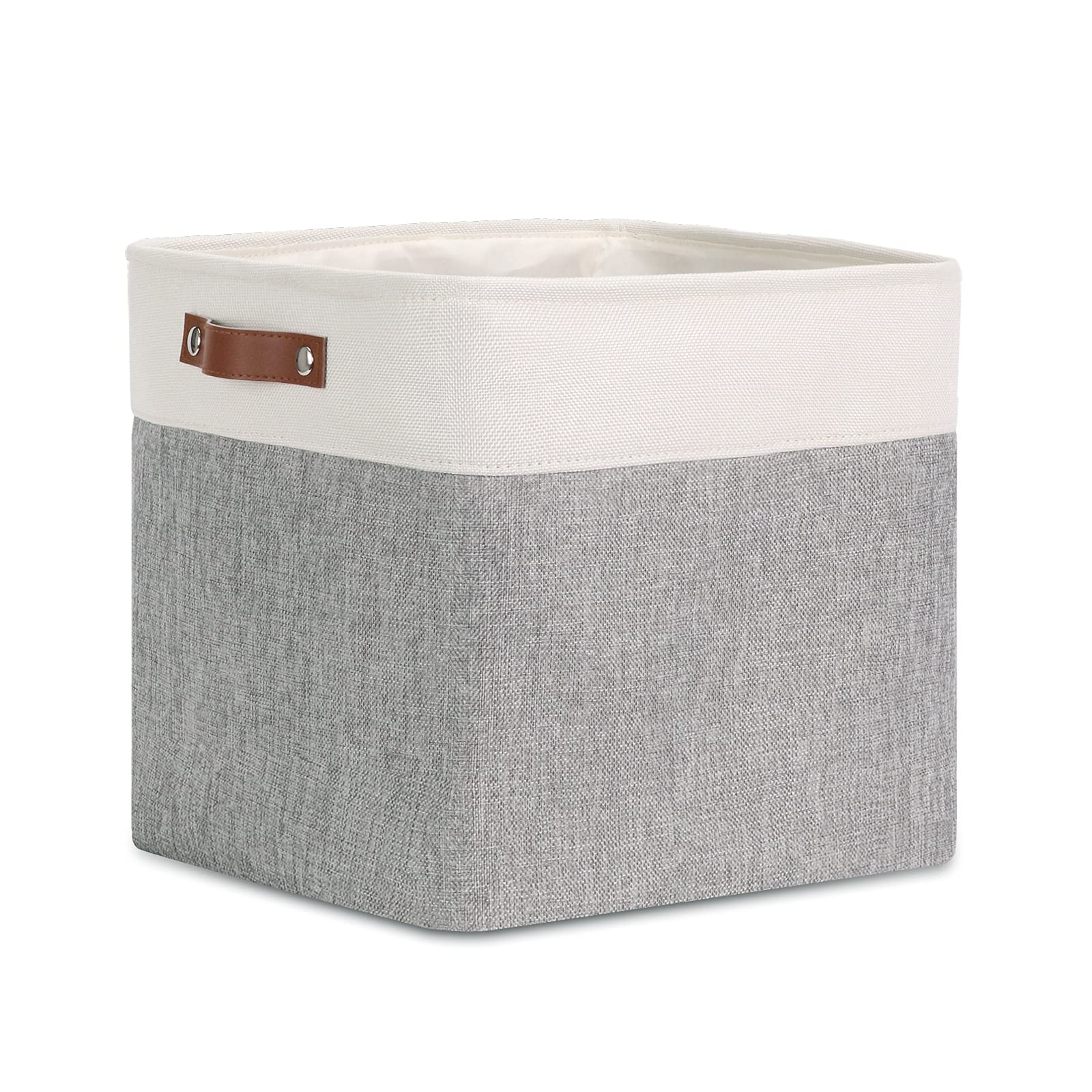 Dullemelo Cube Basket For Storage, Collapsible Fabric Cube For Organizing, Storage Cube For Closet, Laundry, Nursery, Shelves, D