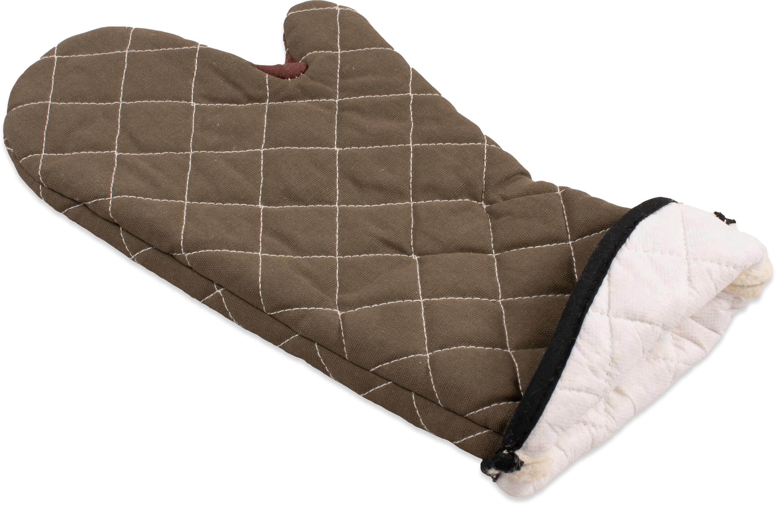 San Jamar 800Fg17 Bestguard Commercial Heat Protection Up To 450 F Oven Mitts (Pair), 17 Inch Length, Tan