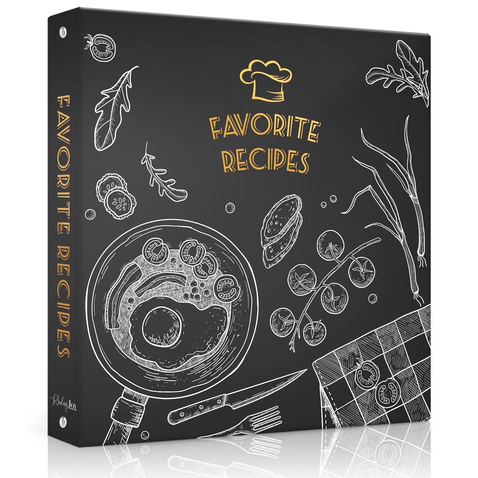 Recipe Binder 85X11 3 Ring, Recipe Book To Write In Your Own Recipes, Family Recipe Binder Full Page With Plastic Sleeves For Co
