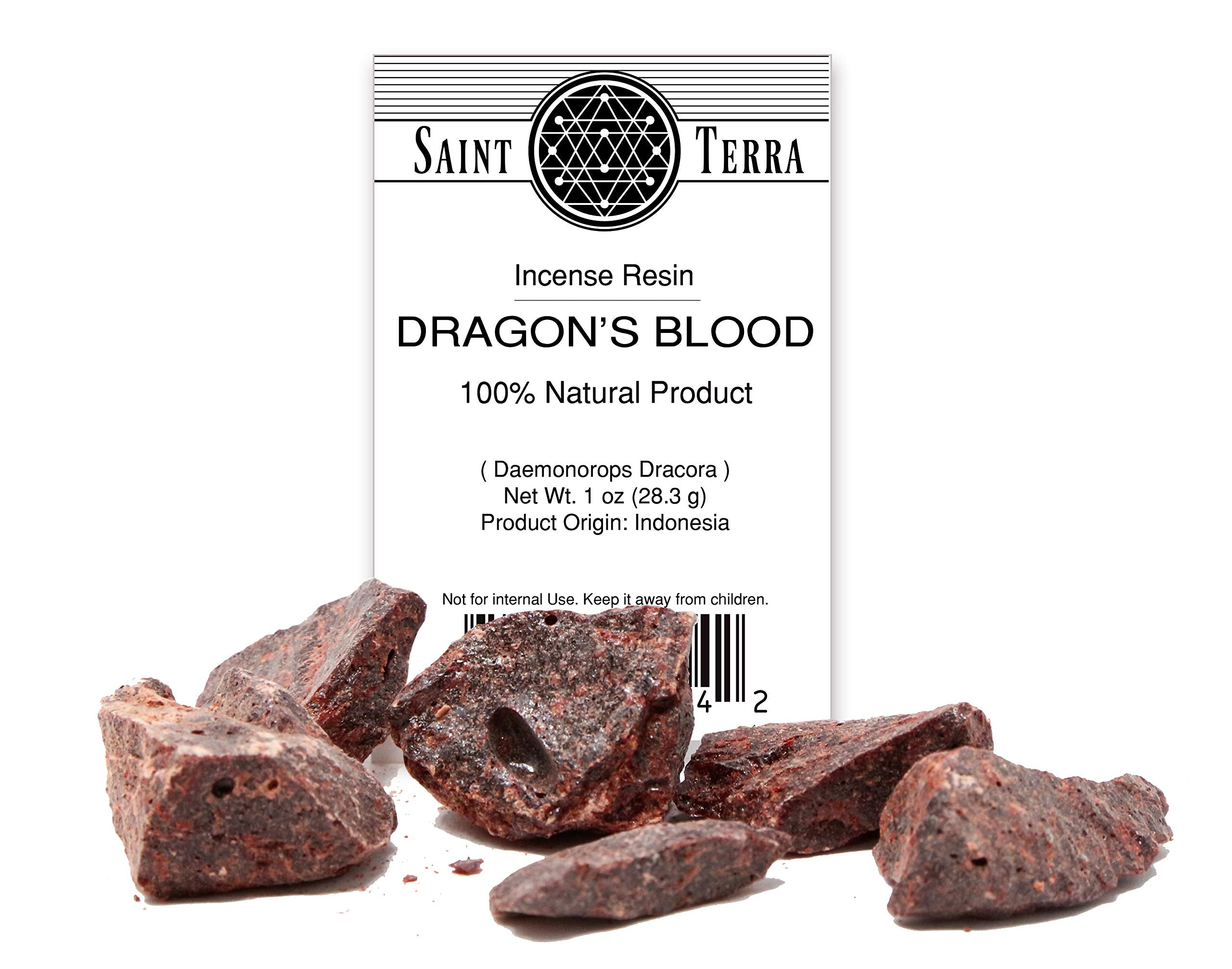 Saint Terra - Dragons Blood Incense, 1 Ounce