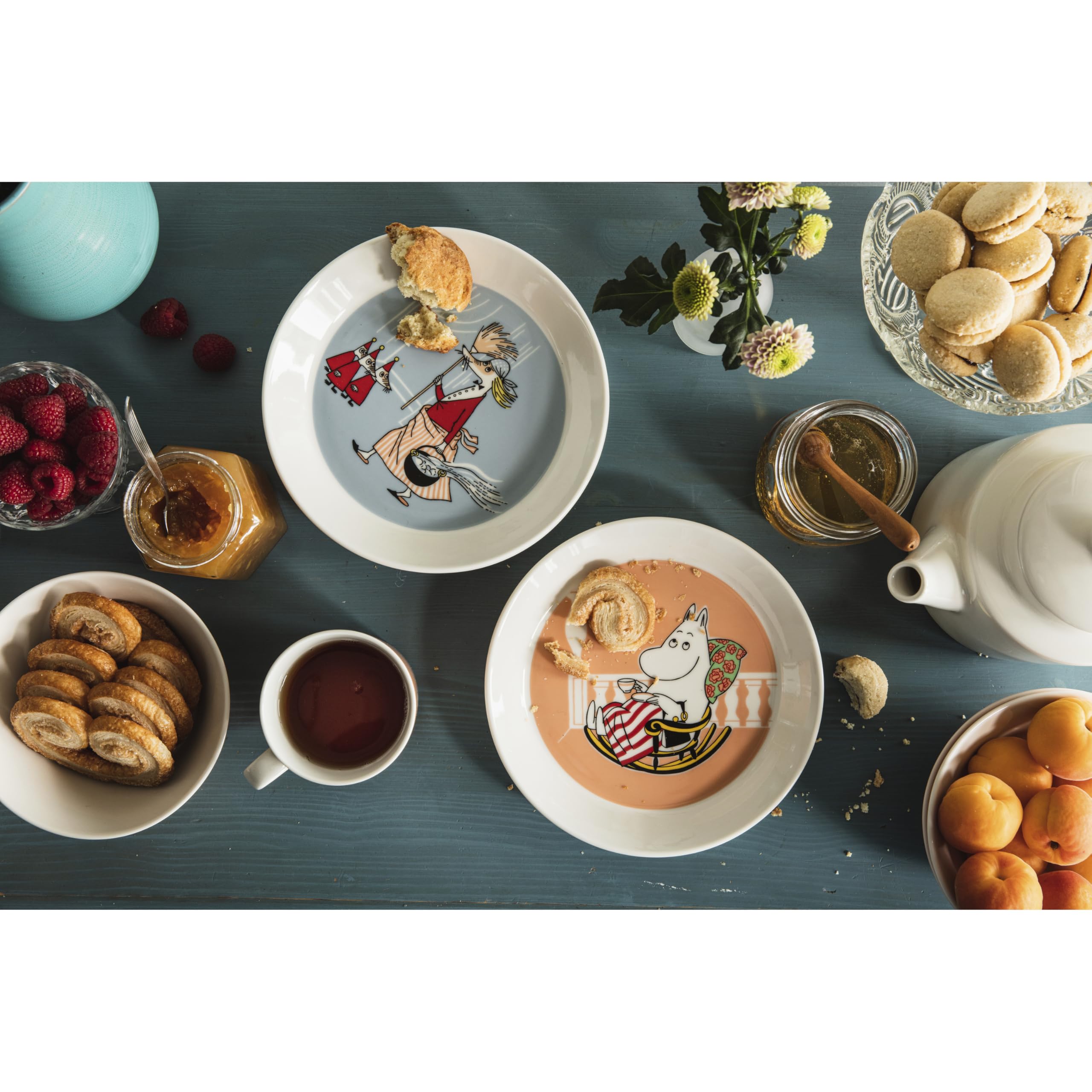 Arabia Moomin Plate 7.48In Fillyjonk, Grey