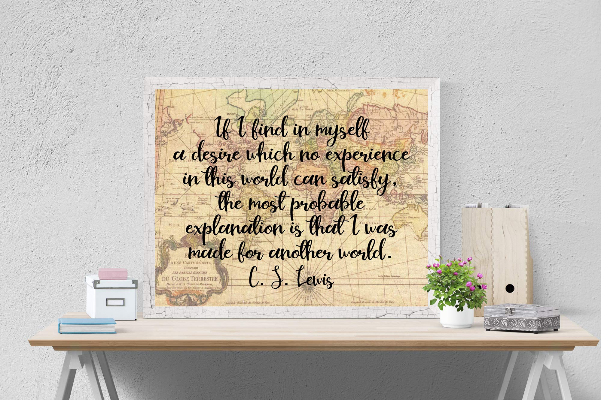 Cs Lewis Made For Another World | Art Print (8X10)