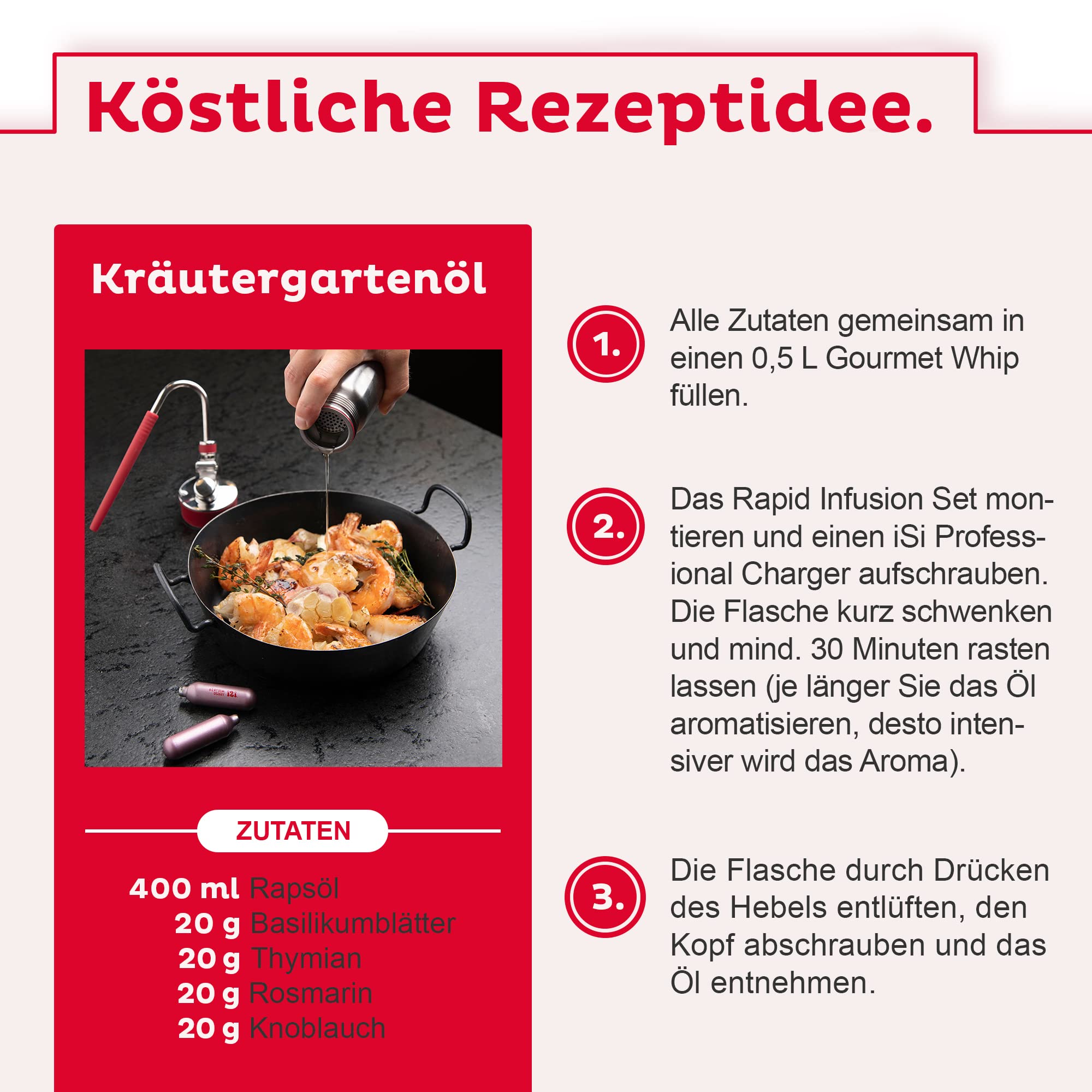 Isi North America Gourmet Whip Rapid Infusion Set For Isi Goiurmet Whippers, One Size, Silver