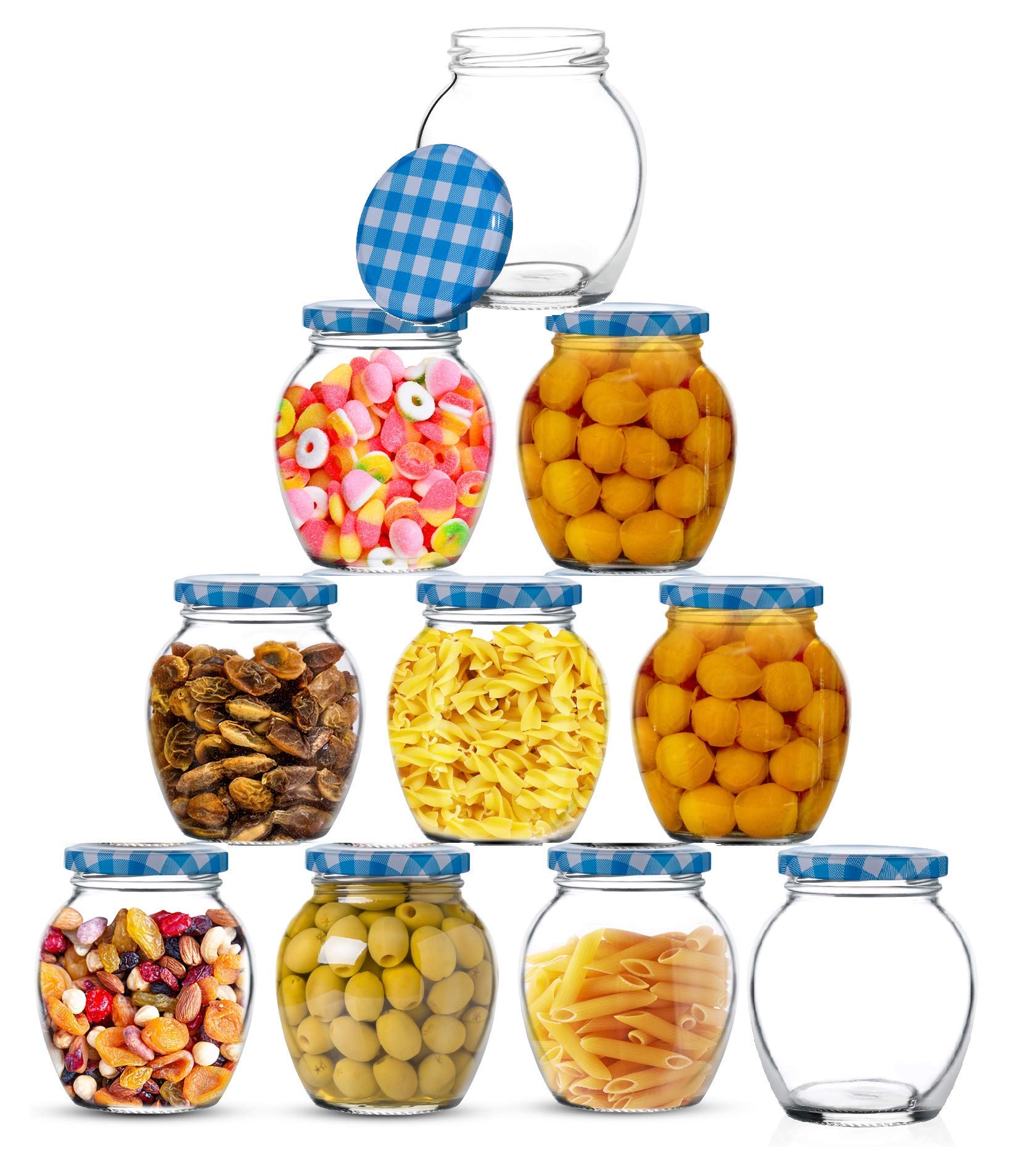 Star Work Glass Container With Lid|Small Jars For Kitchen Storage|Ait-Tight|Kitchen Accessories Items|Container Jar For Ghee Pic