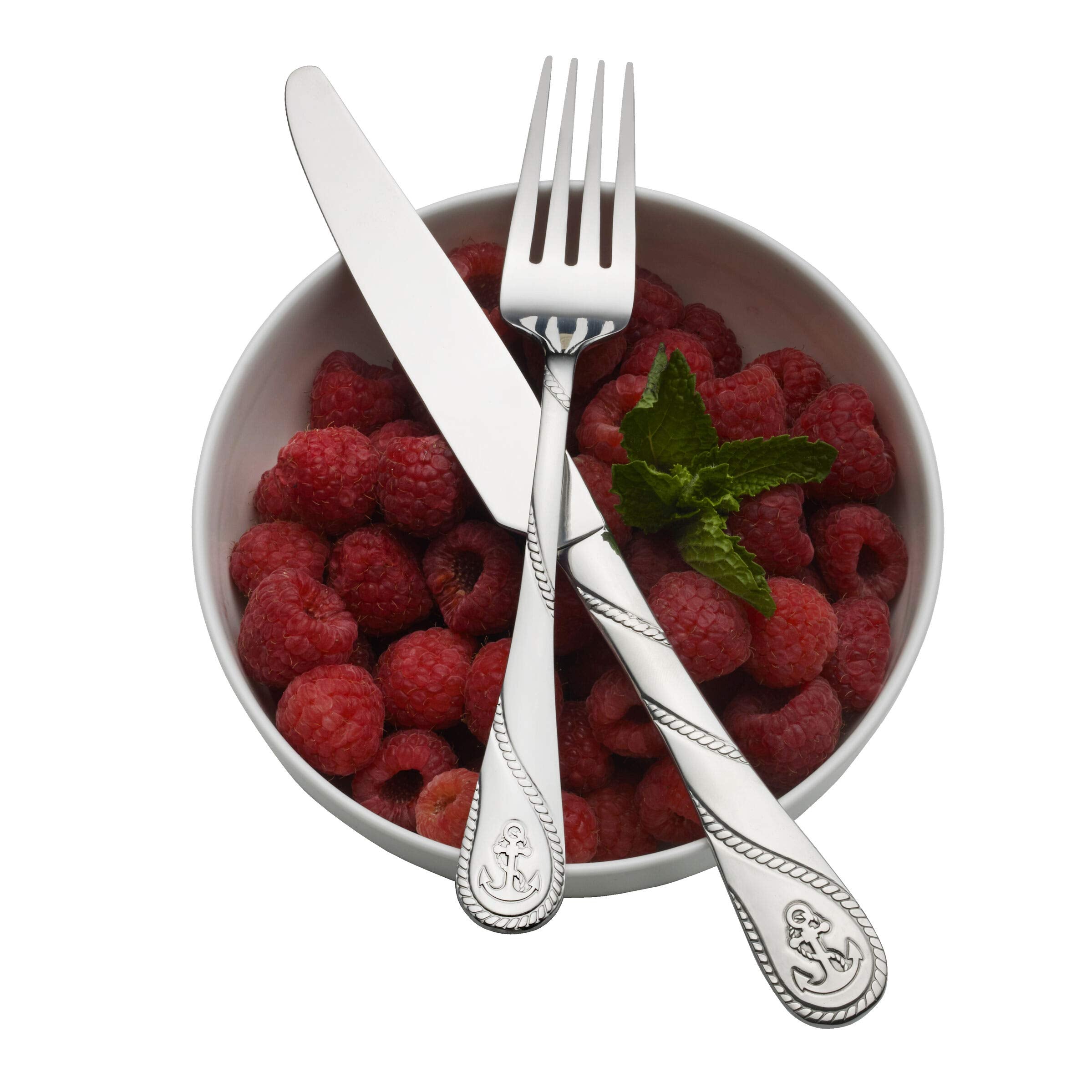 Towle Everyday Anchor Flatware Service For 4, 20 Piece Set, 18/0 Stainless Steel, Silverware Set