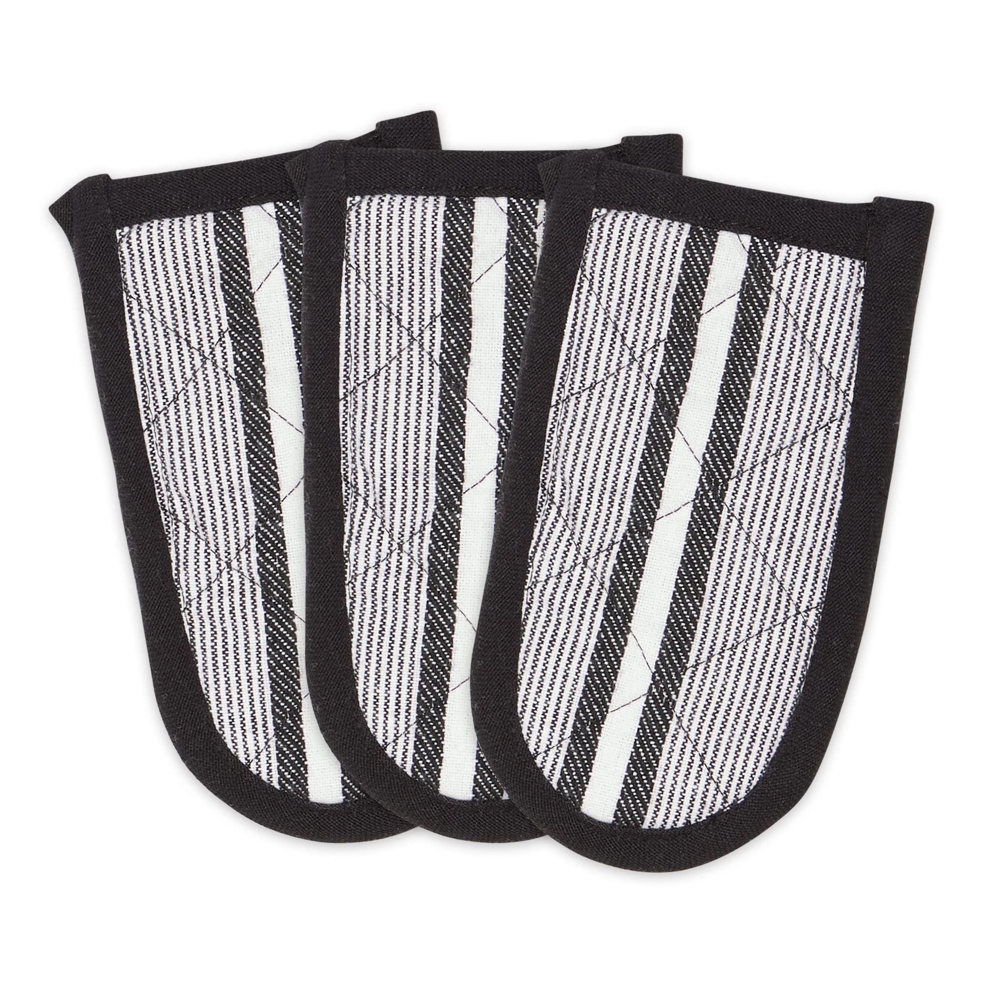 BLACK CHEF STRIPE PAN HANDLE SET/3