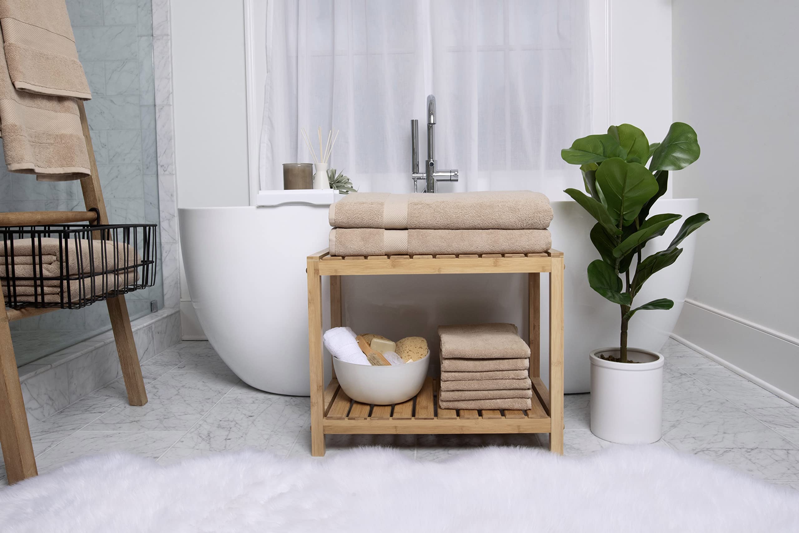 Cotton Craft Hotel Spa Luxury Bath Sheet - 2 Pack - Oversized Extra Large 40 X 80 - Heavyweight 700 Gsm 2 Ply Ringspun Cotton -