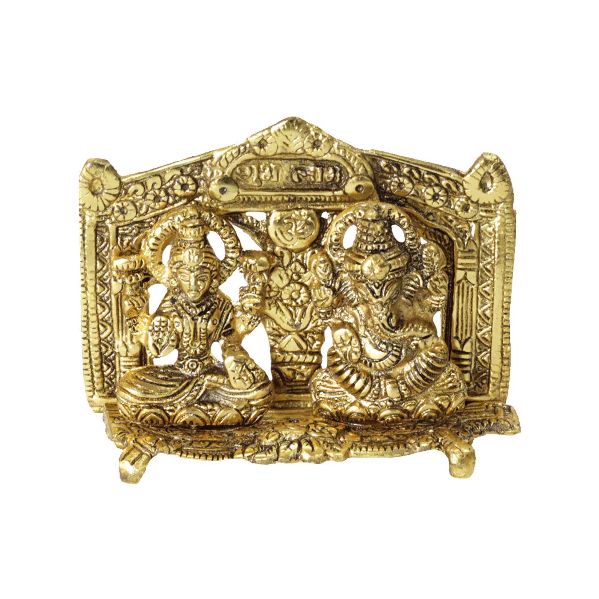 The Quirky Home Handcrafted Lakshmi Ganesh Idol Murti Statue Sculpture For Home Office Mandir Temple. For Pooja Room. God Idols 