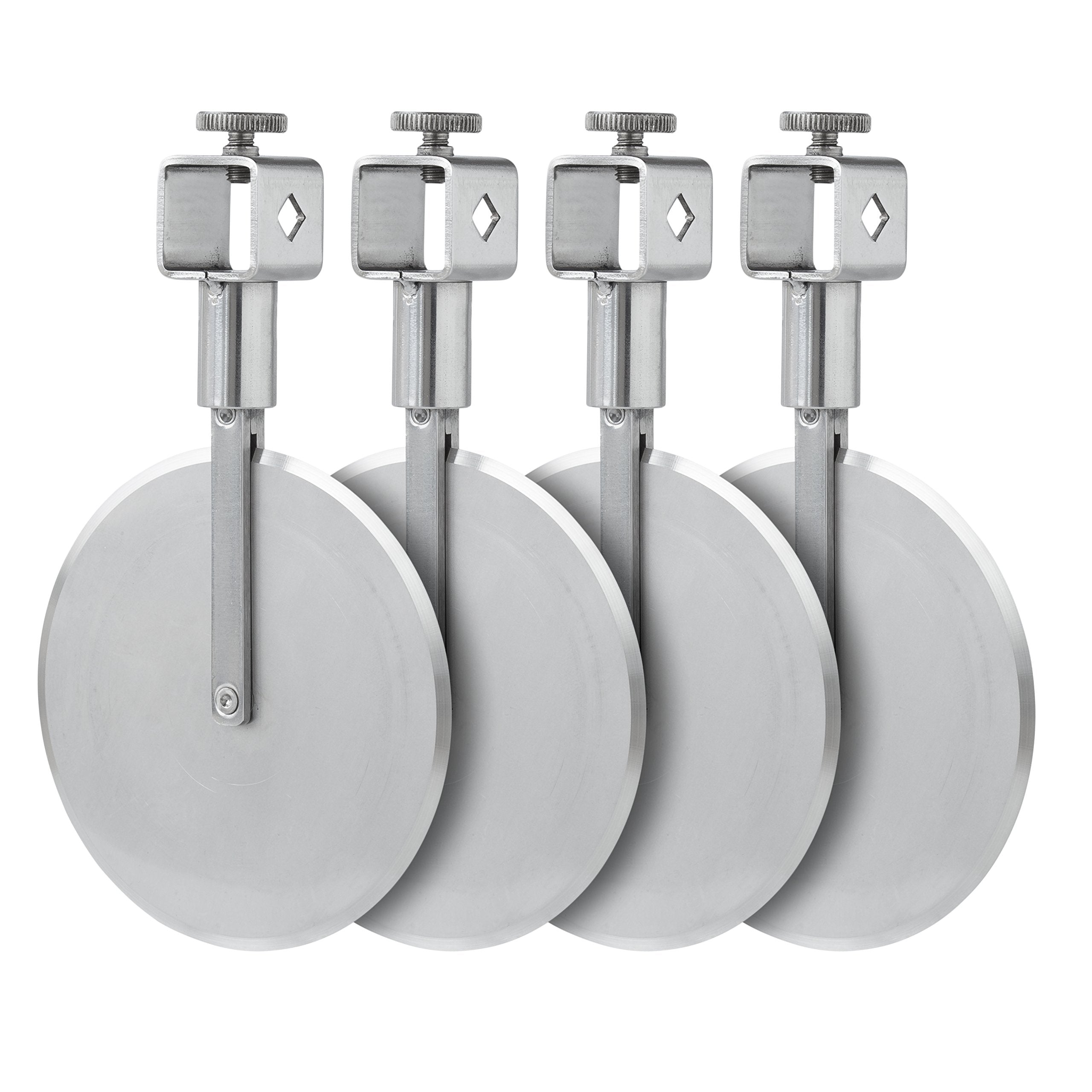 Ateco Multi Wheel Adjustable Dough Cutter With Lock - 3.9 In Diameter, Straight Edge