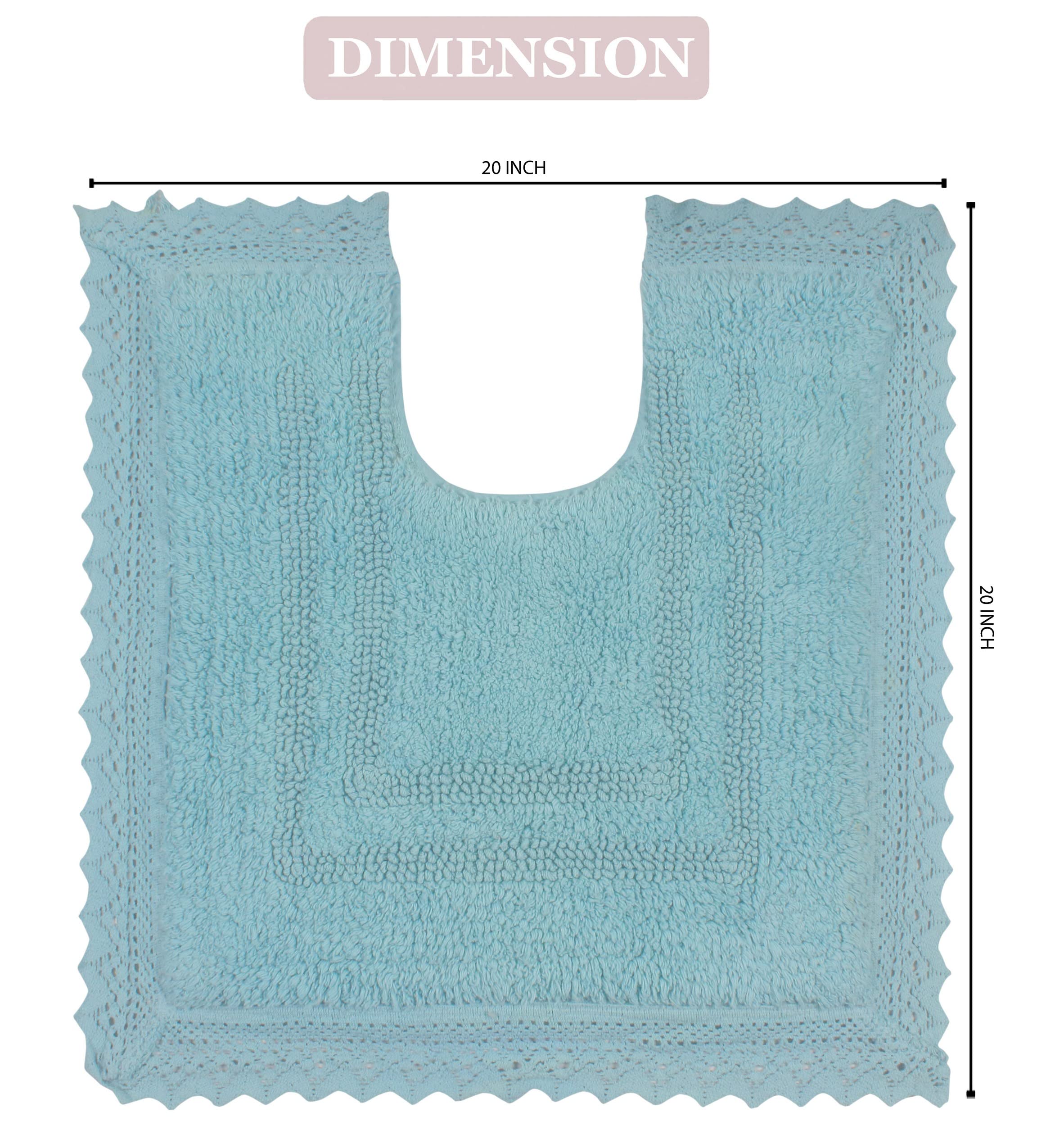 Home Weavers Opulent Reversible Bathmat 100% Cotton Bathroom Rugs Set, Bathroom D  Cor, Washable Rug, Extra Soft And Absorbent B