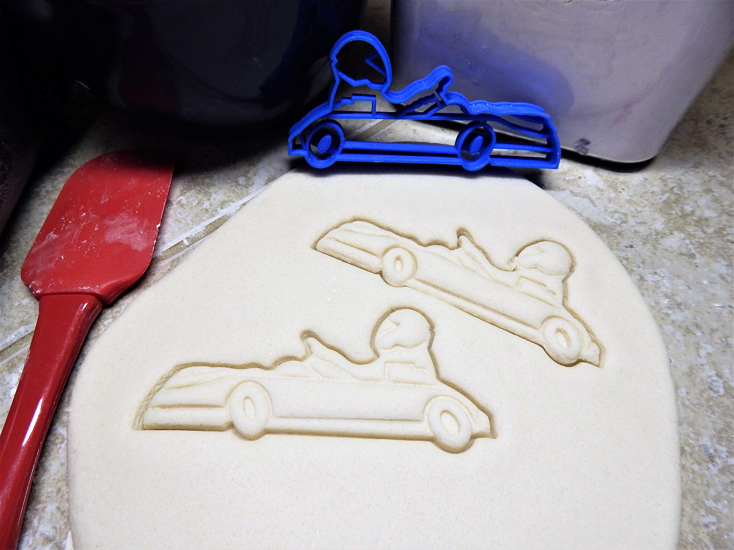 Go Kart Cart Racing Sports Gokart Driver Race Street Track Cookie Cutter Usa Pr2231