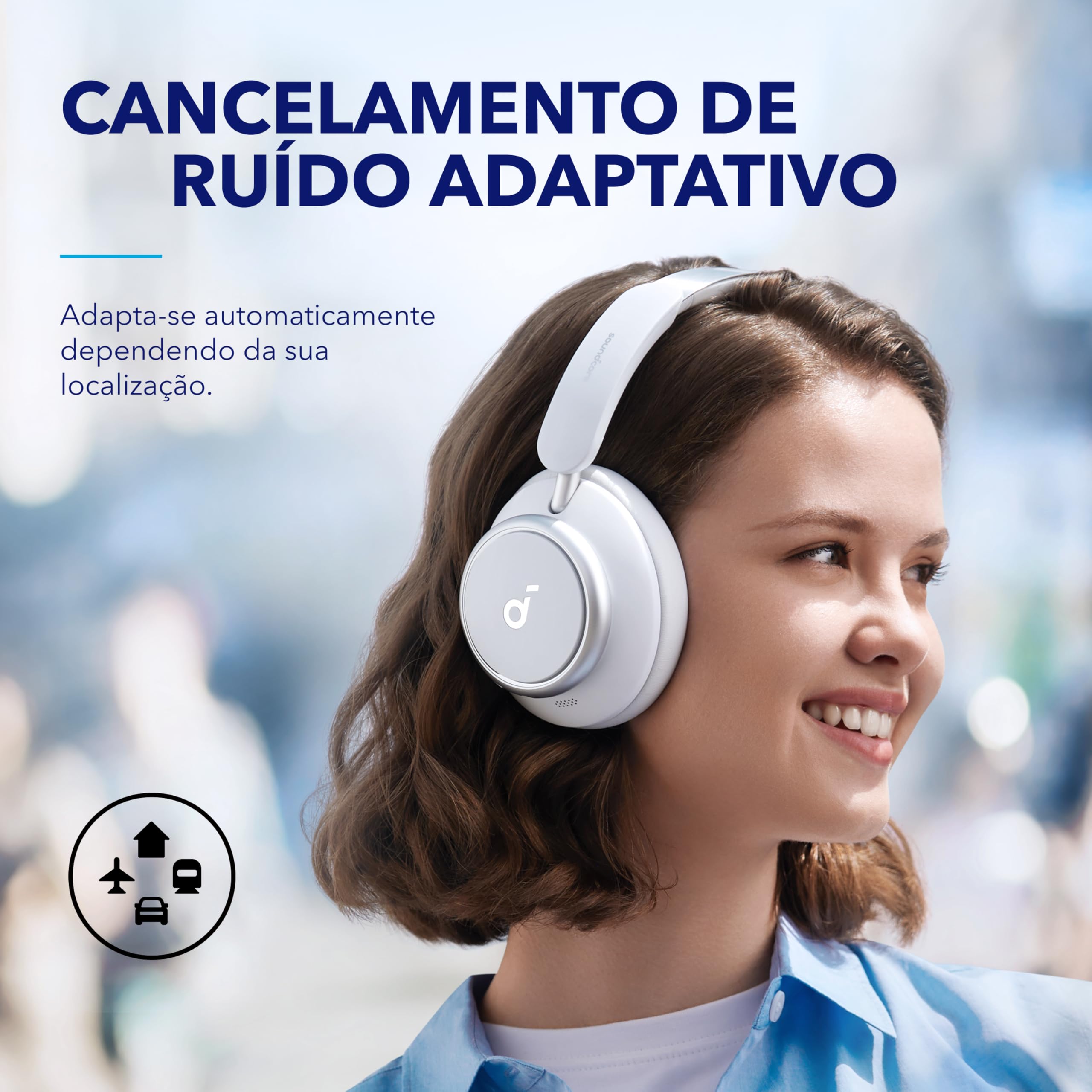 Soundcore By Anker Space Q45 Adaptive Active Noise Cancelling Headphones, Reduce Noise By Up To 98, 50H Playtime, App Control, L